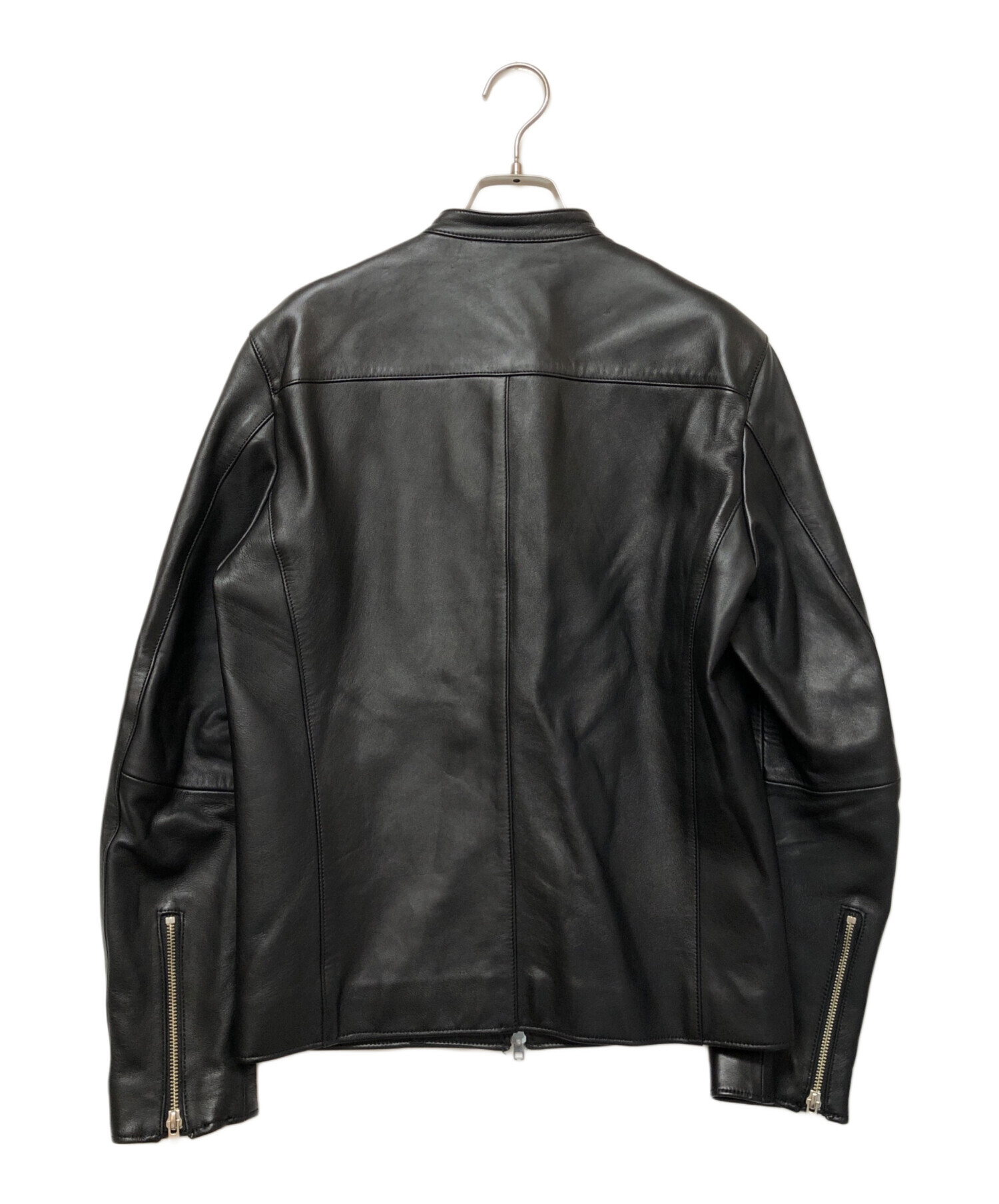 LIDNM ブラックレザージャケット 値下げ⭕️ 中古・古着通販】LIDnM (リドム) レザージャケット ブラック サイズ
