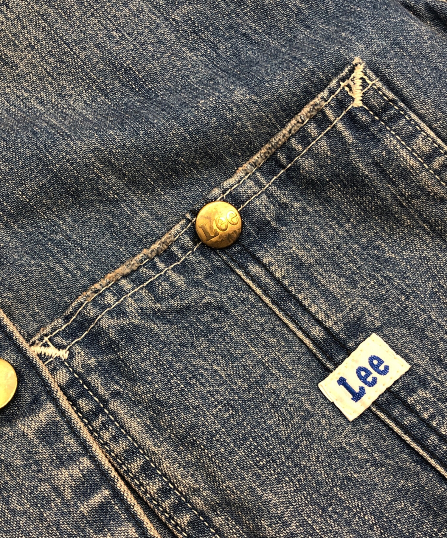 中古・古着通販】LEE (リー) カバーオール インディゴ サイズ:Free