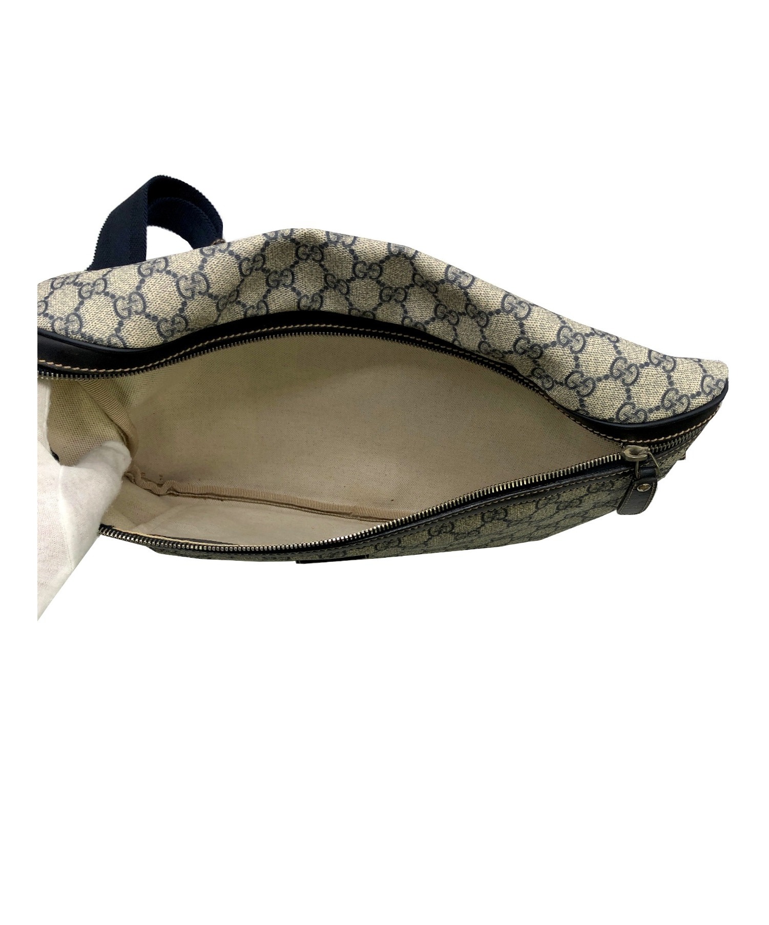 中古・古着通販】GUCCI (グッチ) ボディーバッグ ネイビー