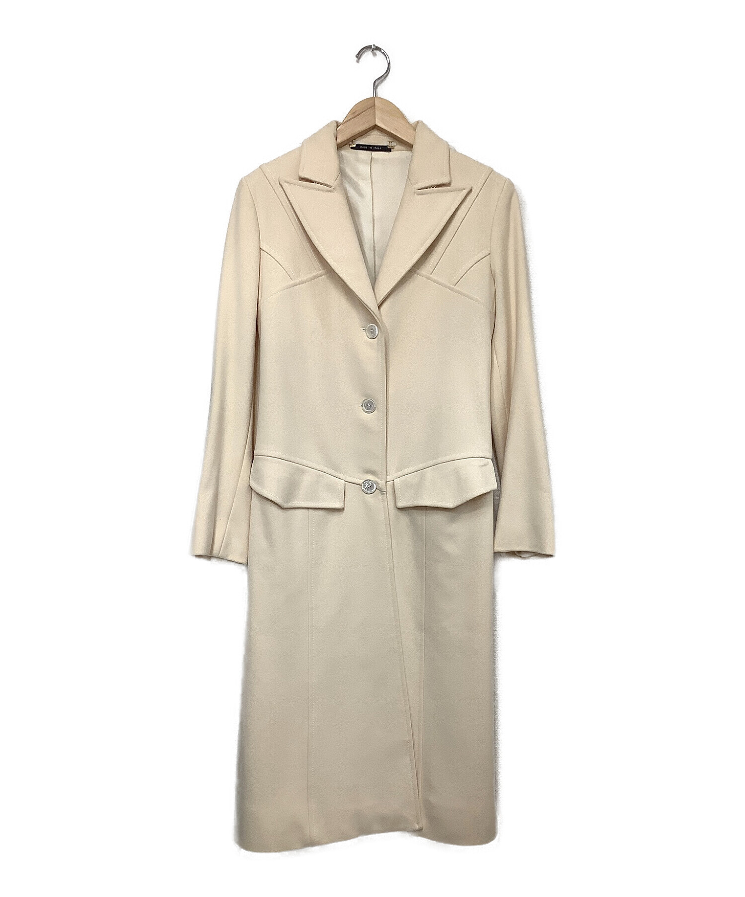 GUCCI チェスターコート38 美品 中古・古着通販】GUCCI (グッチ) チェスターコート ホワイト サイズ:38