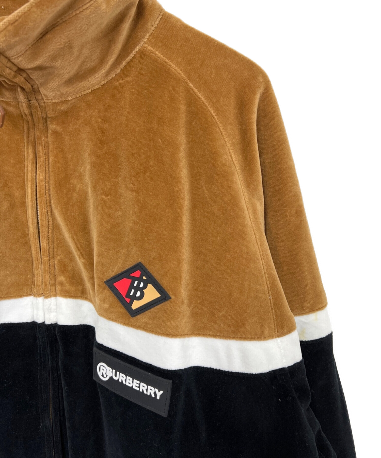 Burberry ブラウンパーカー 中古・古着通販】BURBERRY (バーバリー) ジップパーカー ブラウン