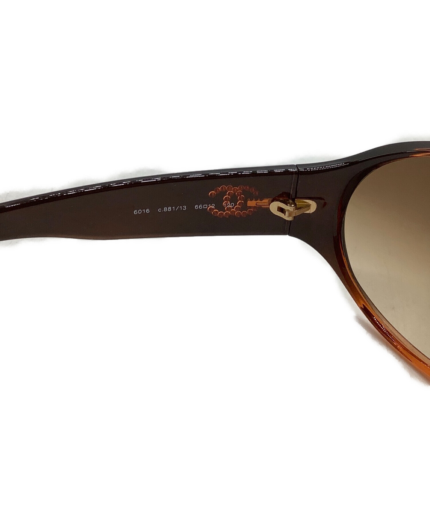 中古・古着通販】CHANEL (シャネル) サングラス ブラウン サイズ:66