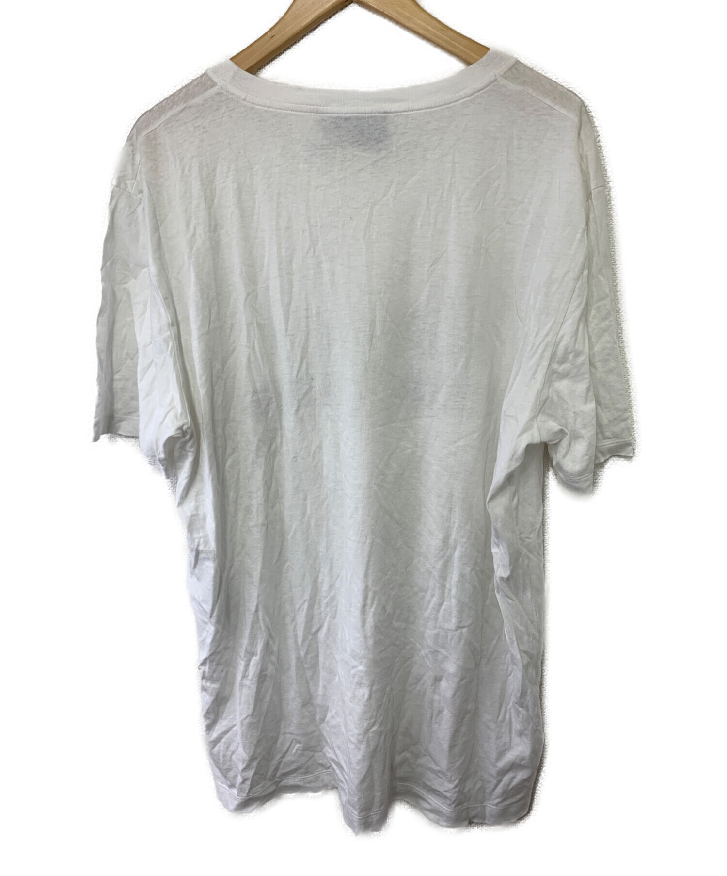 中古・古着通販】GUCCI (グッチ) ロゴウォッシュドTシャツ ホワイト 