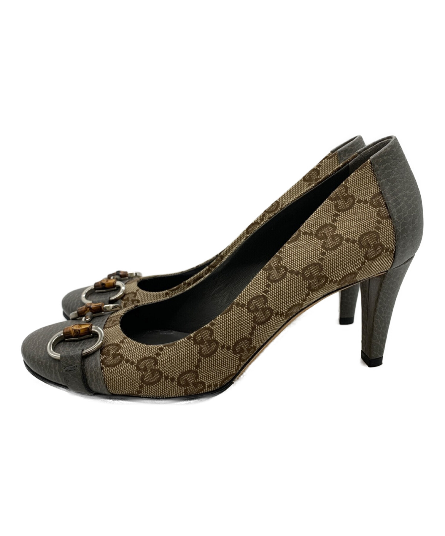 中古・古着通販】GUCCI (グッチ) ホースビットピンヒール 中古・古着通販】GUCCI (グッチ) ホースビットピンヒール