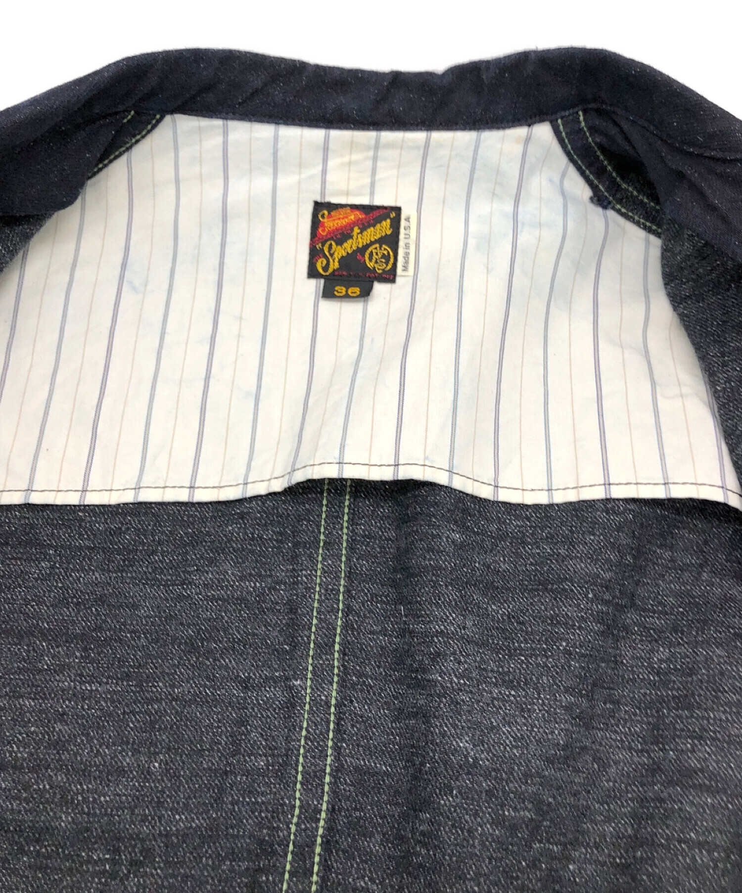 中古・古着通販】SUGAR CANE (シュガーケーン) スポーツマンジャケット