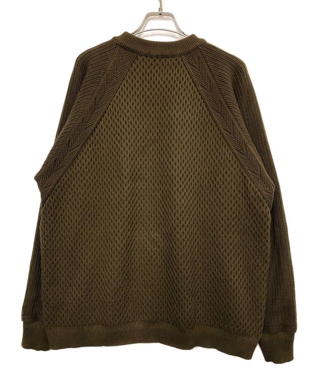 YASHIKI ヤシキ ニット・セーター メンズ 【古着】【中古】 中古・古着通販】YASHIKI (ヤシキ) セーター オリーブ サイズ:1