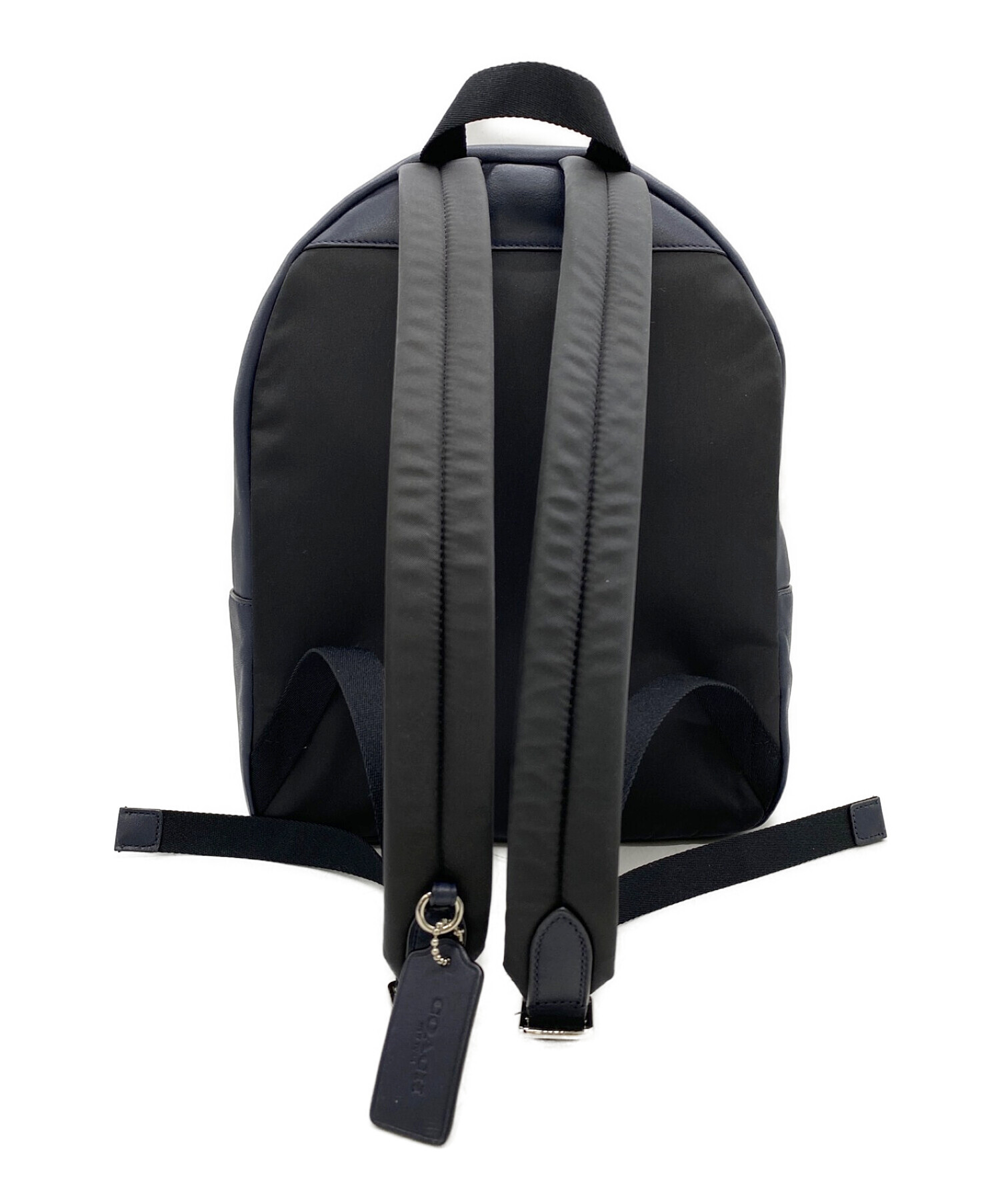 中古・古着通販】COACH (コーチ) リュック ベージュ×ネイビー