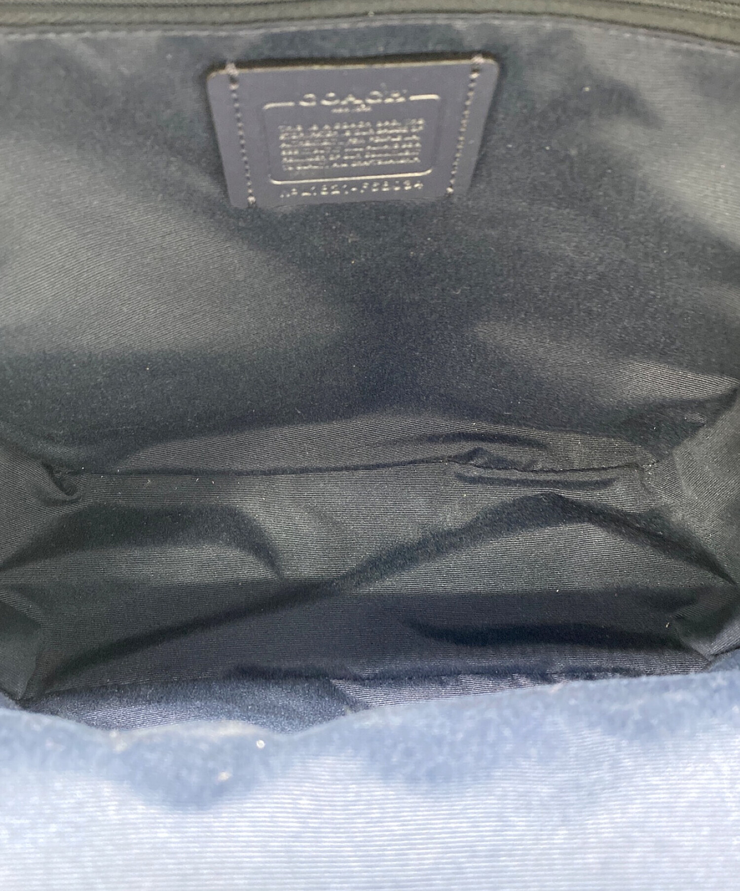 中古・古着通販】COACH (コーチ) リュック ベージュ×ネイビー