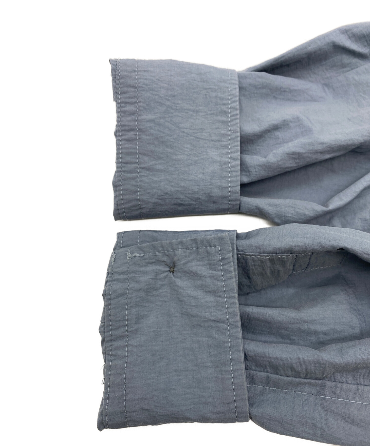 中古・古着通販】YOKE (ヨーク) バンドカラーシャツ ネイビー サイズ