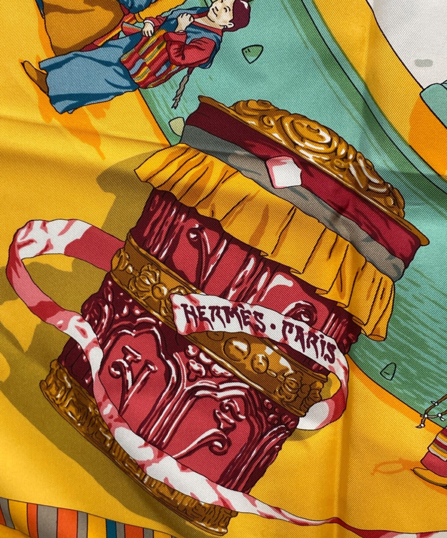 中古・古着通販】HERMES (エルメス) カレ90 ブラウン｜ブランド・古着  