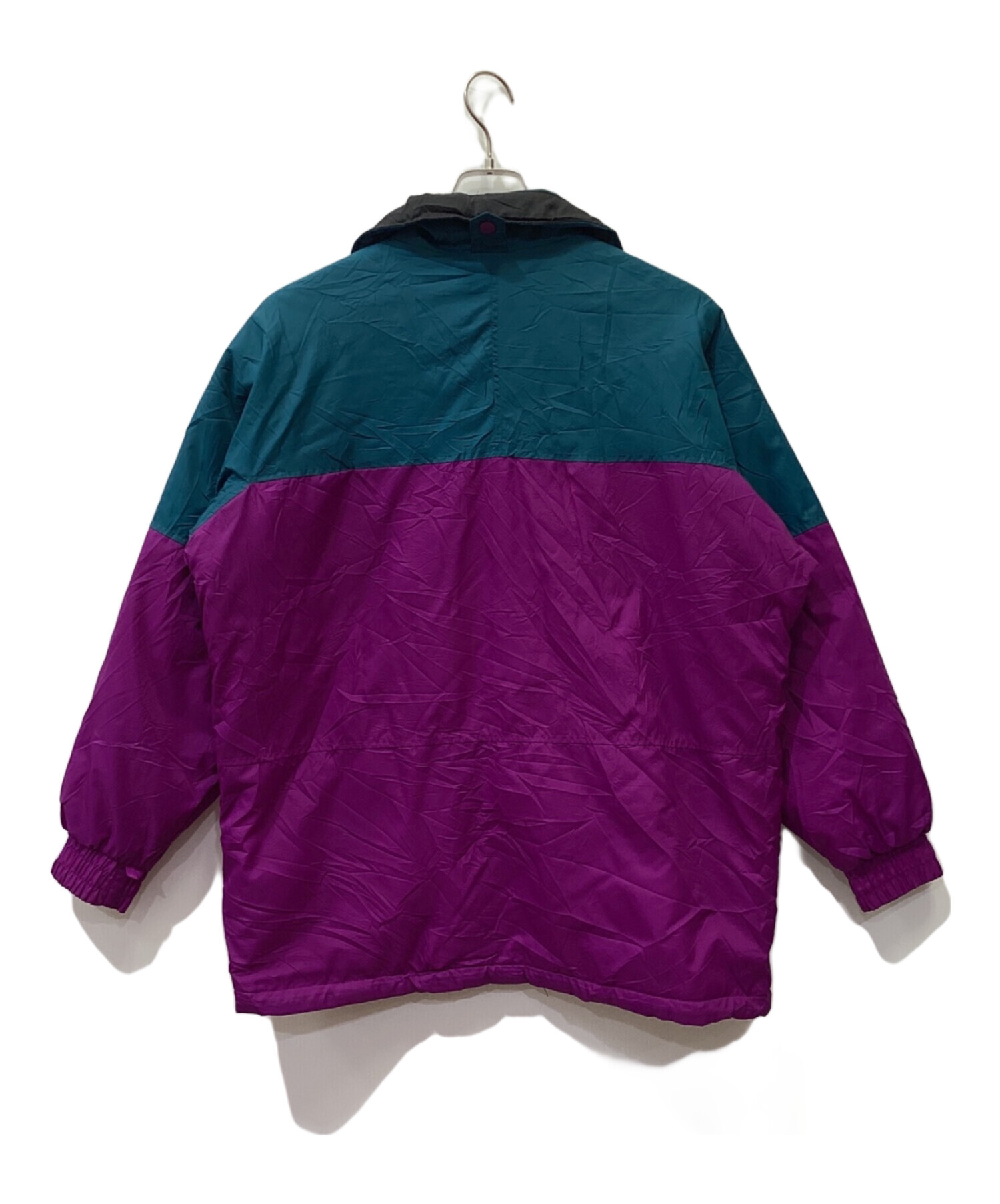 COLUMBIA マウンテンパーカー パープル×オレンジ×ライムグリーン L 