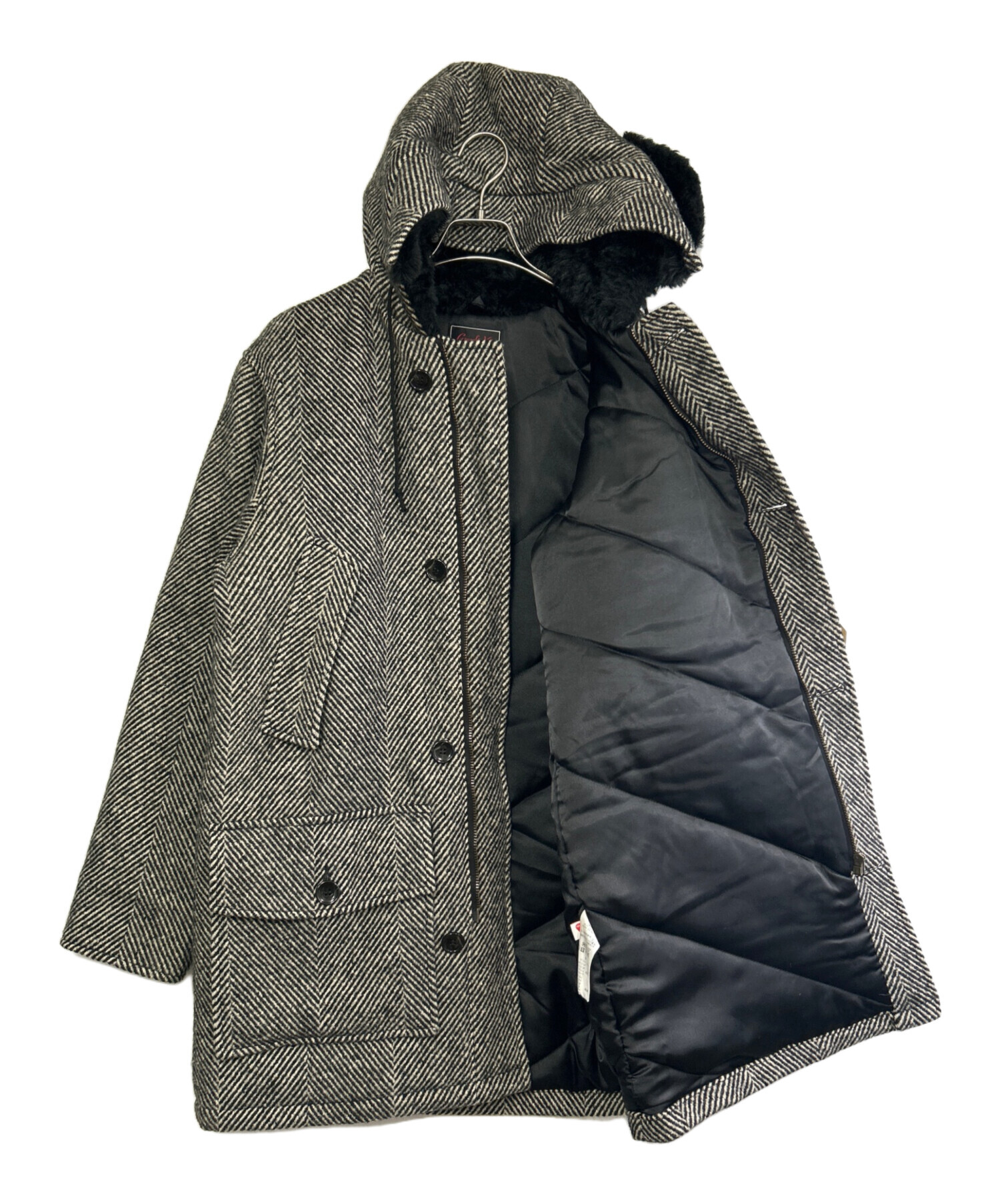 未使用GANGSTERVILLE モッズコート ヘリンボーン 定価84,480円 未使用品】ギャングスタービル モッズコート ヘリンボーン 定価84,480