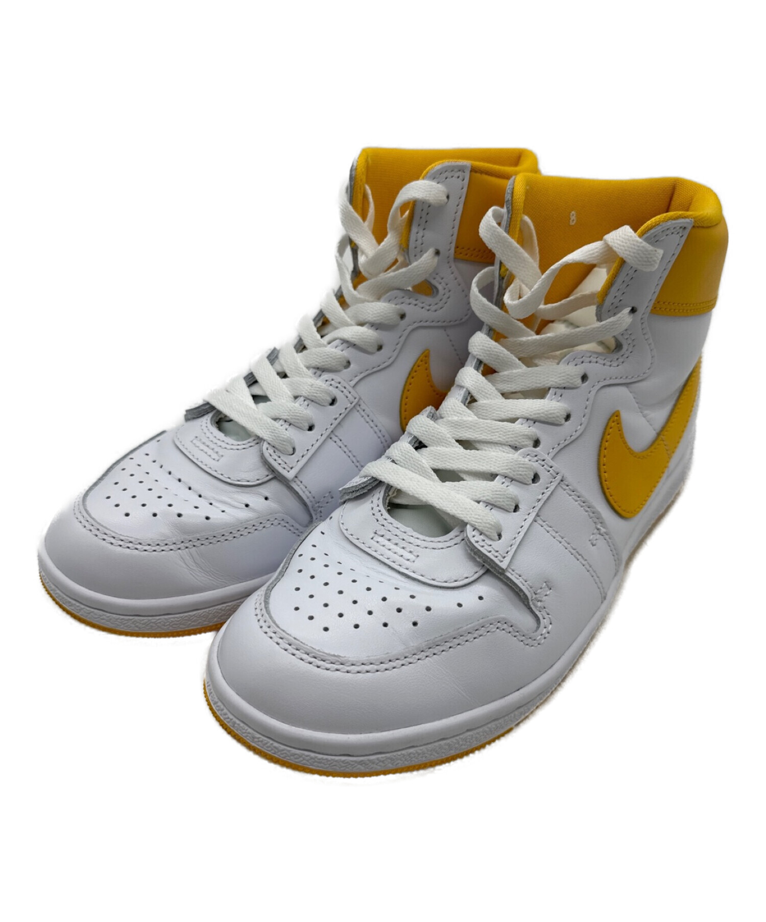 中古・古着通販】NIKE (ナイキ) ハイカットスニーカー ホワイト 