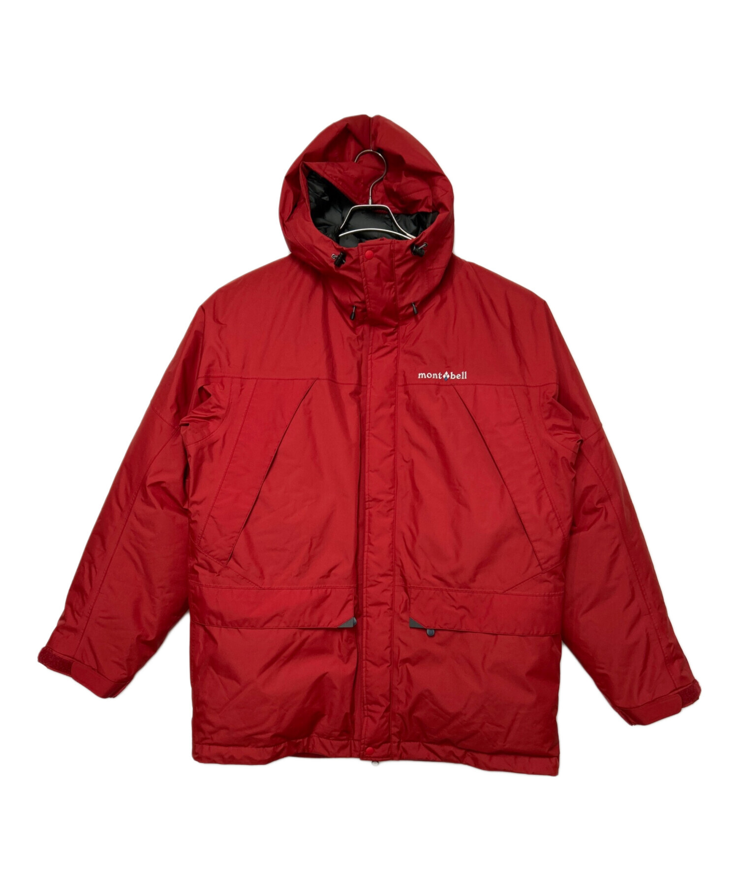 モンベル パウダーカバーオール 120cm レッド montbell montbell