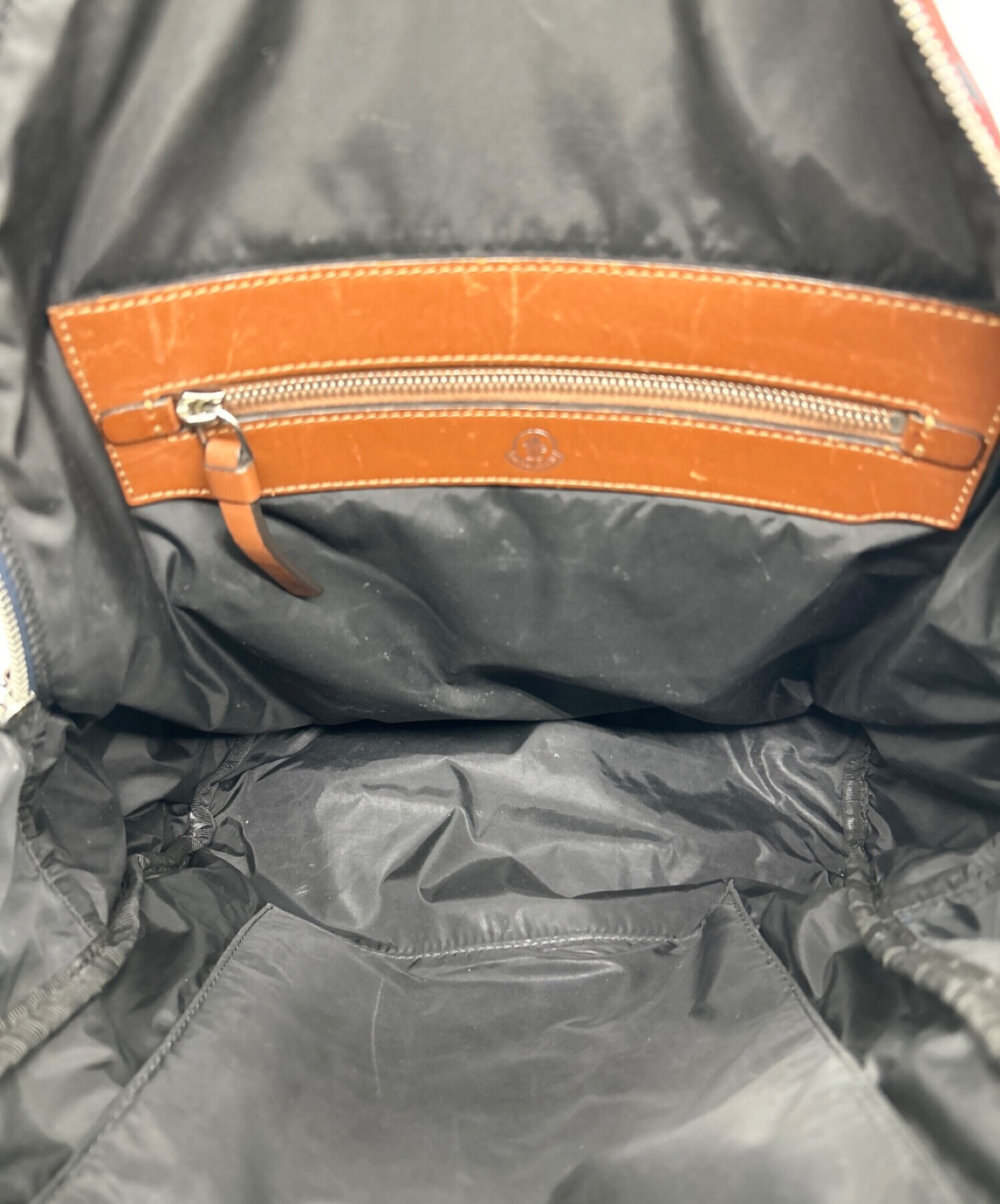 中古・古着通販】MONCLER (モンクレール) リュック レッド×ブラック 