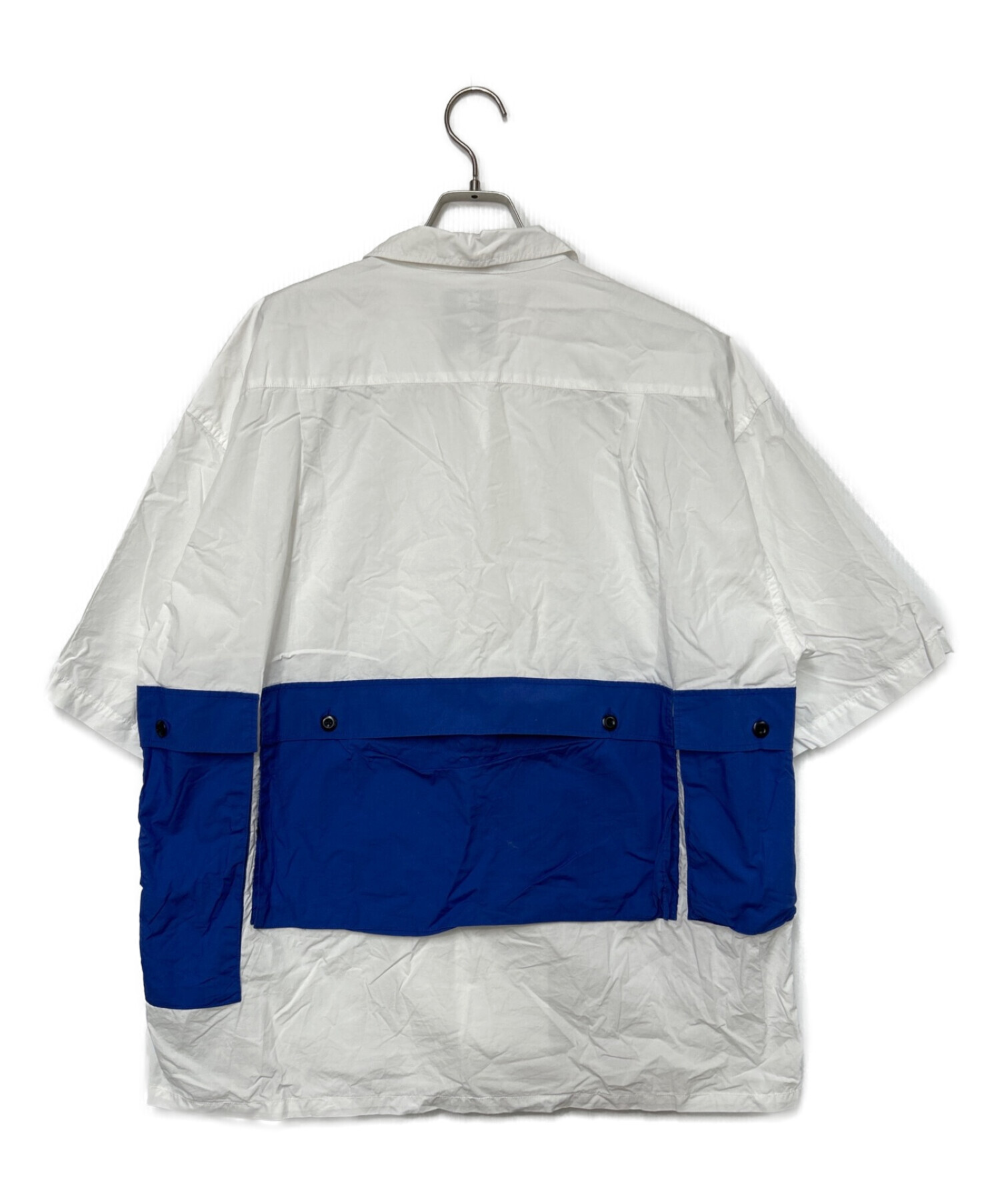 TEN テン カジュアルシャツ S 白 【古着】【中古】【送料無料】 古着 ハンテン HANG TEN サーフ スケートTシャツ メンズL相当