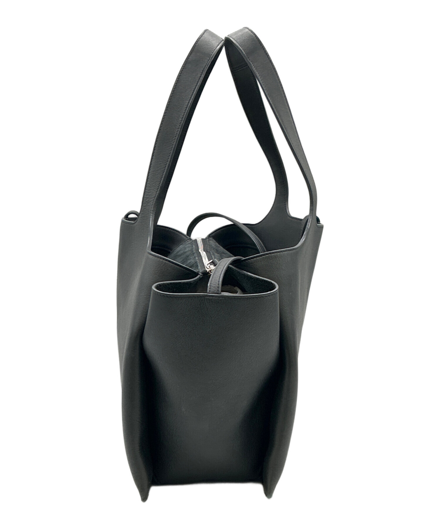 中古・古着通販】CELINE (セリーヌ) トリフォルド ブラック｜ブランド 