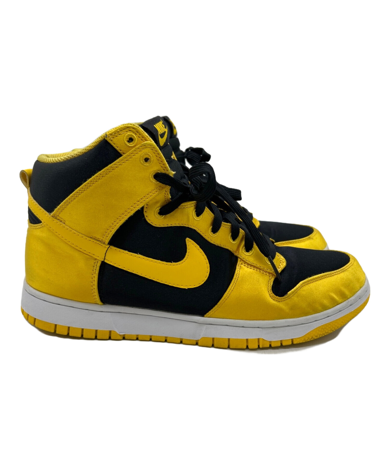 中古・古着通販】NIKE (ナイキ) ハイカットスニーカー イエロー 中古・古着通販】NIKE (ナイキ) ハイカットスニーカー イエロー