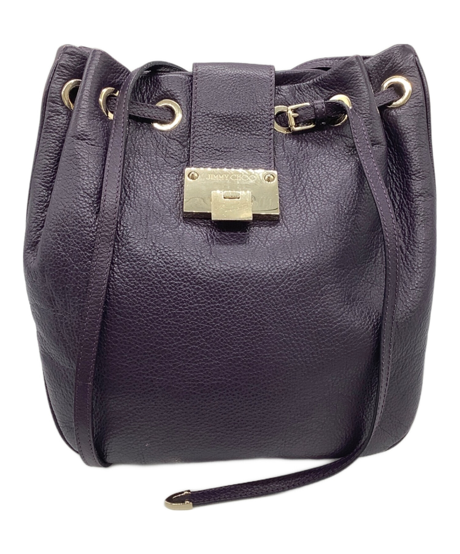 ジミーチュウ巾着ショルダーバック 中古・古着通販】JIMMY CHOO (ジミーチュウ) 巾着ショルダーバッグ