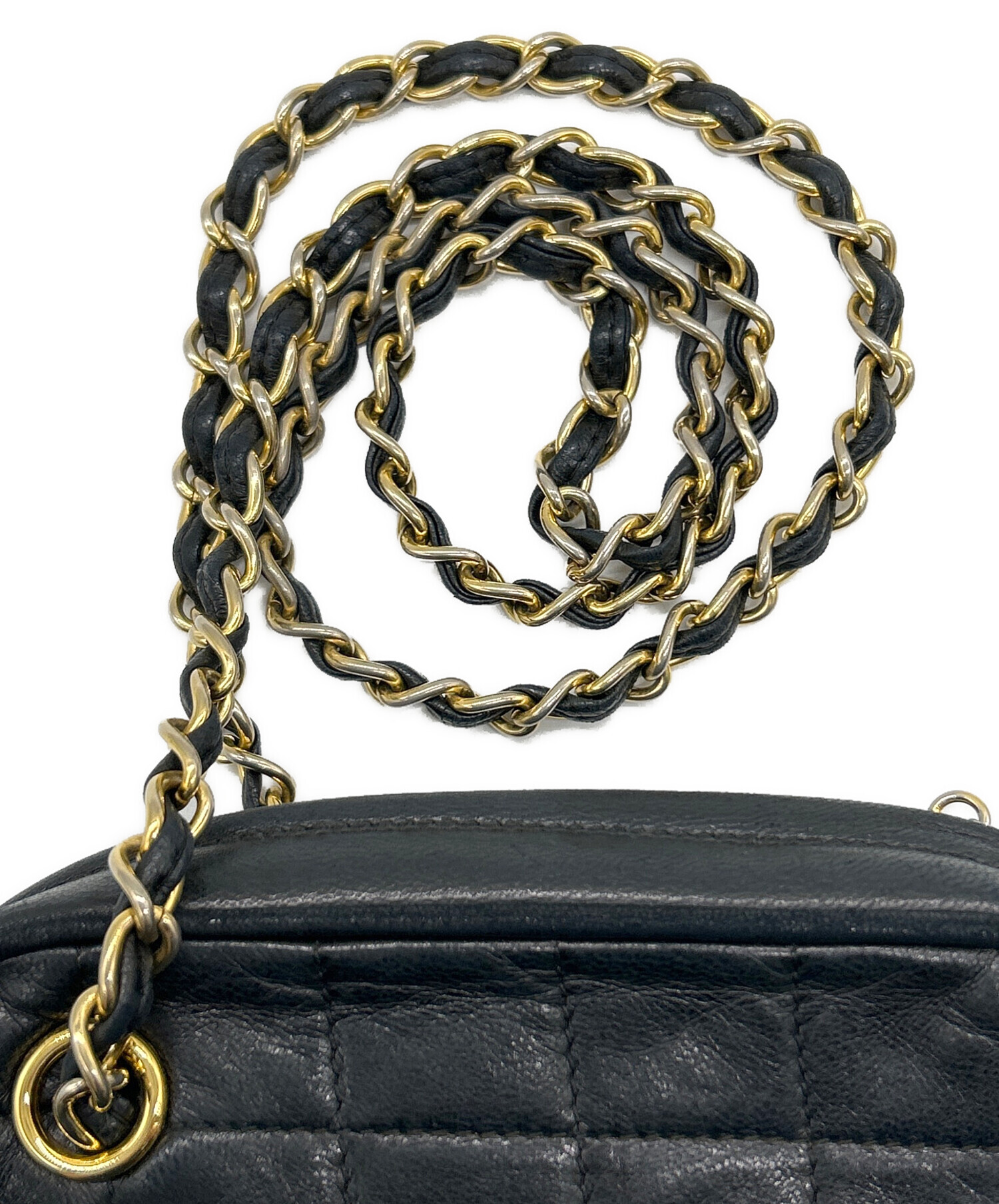 中古・古着通販】CHANEL (シャネル) フリンジチェーンショルダーバッグ 