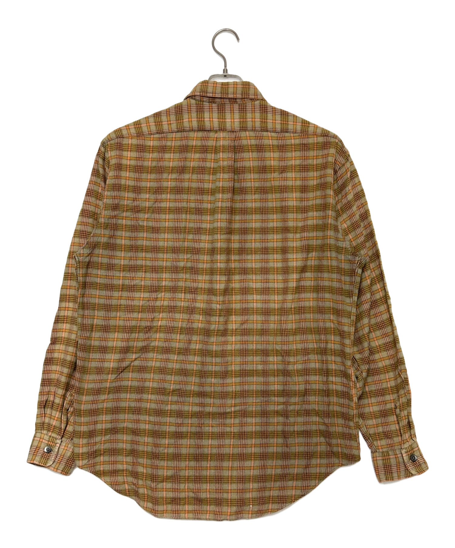 中古・古着通販】RRL (ダブルアールエル) ネルシャツ ブラウン サイズ