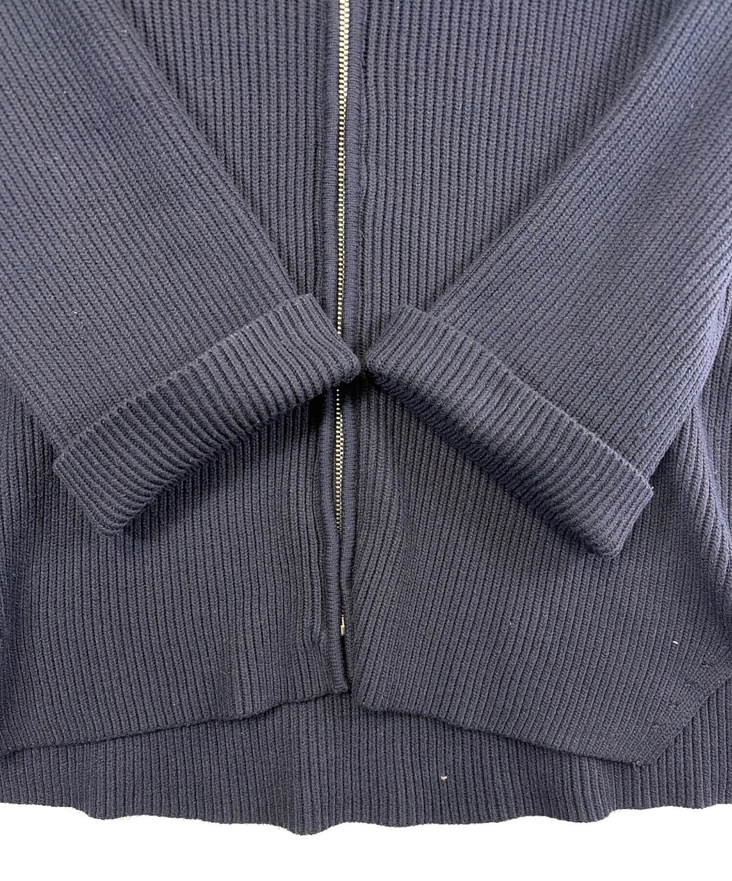 中古・古着通販】ZARA (ザラ) ドライバーズニット ネイビー サイズ 