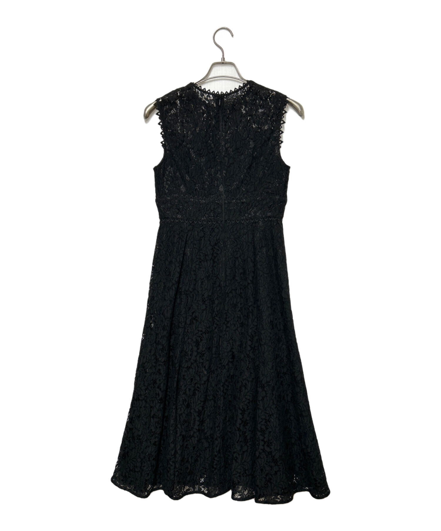 CELFORD / ノースリーブワンピース/34/ポリエステル/BLK/花柄/CWFO244039 中古・古着通販】CELFORD (セルフォード) ノースリーブレース