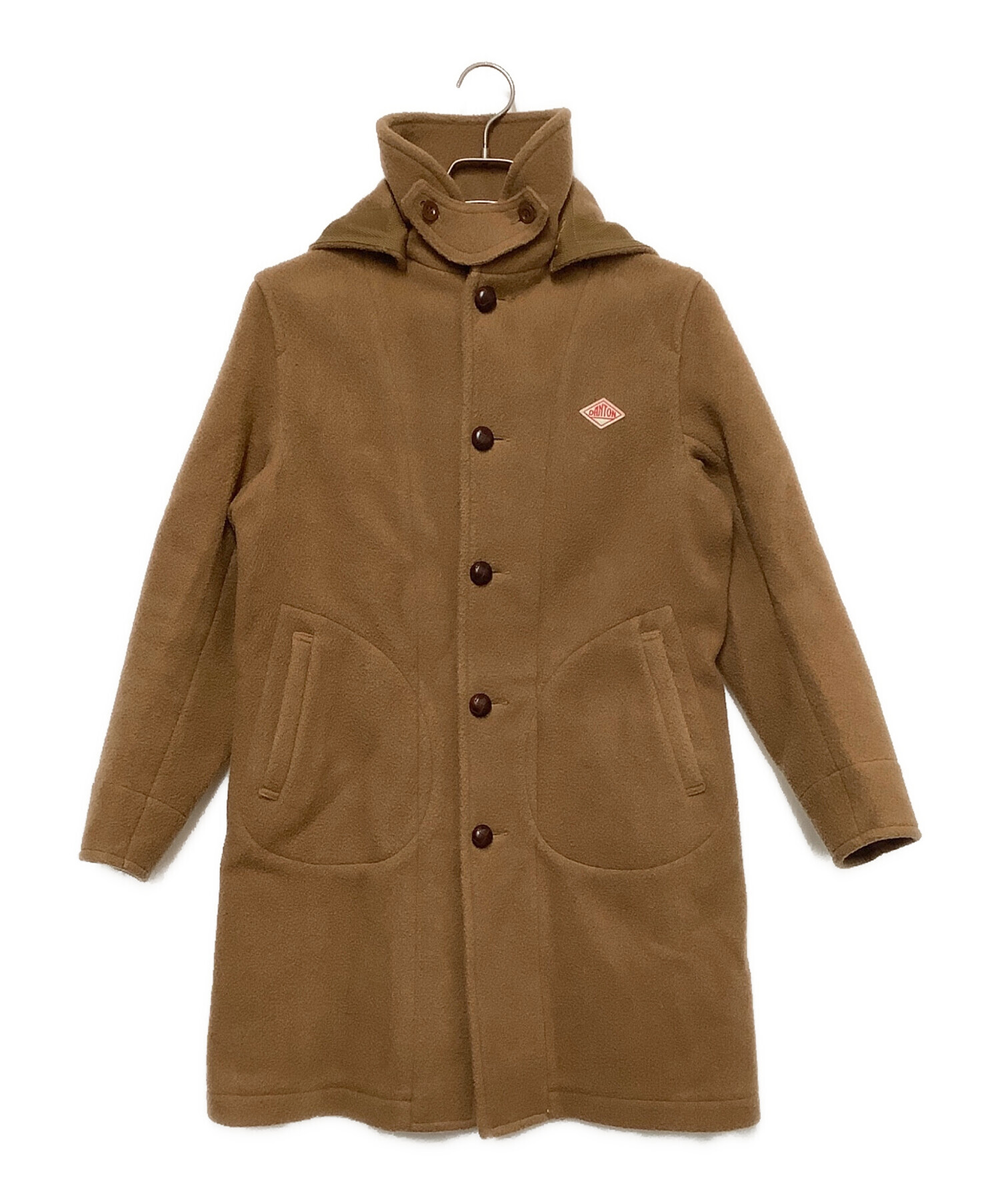 【美品】ダントン　ウールモッサコート　茶色　ブラウン　42 Ｌ 中古・古着通販】DANTON (ダントン) ウールモッサロングコート