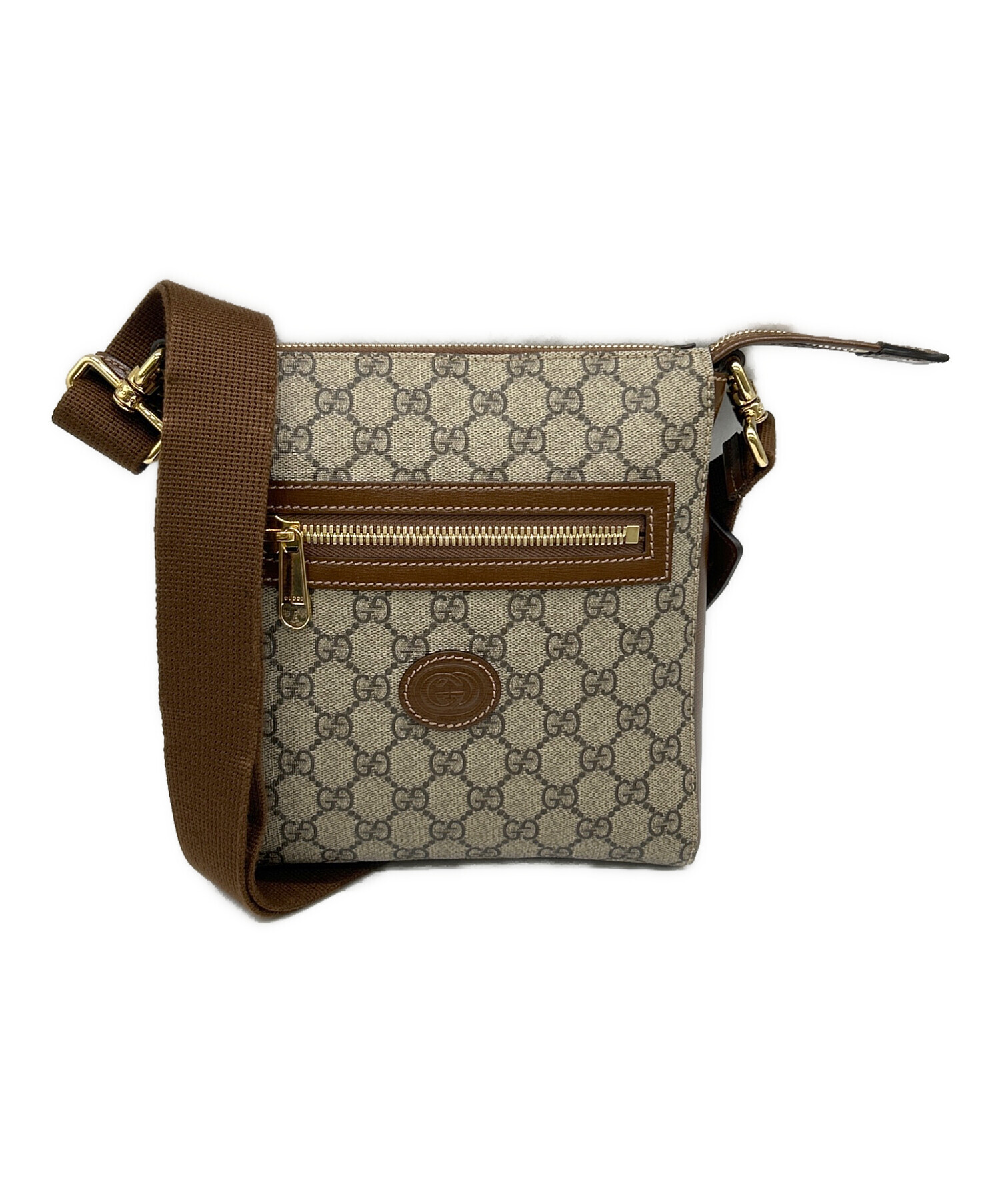 中古・古着通販】GUCCI (グッチ) GGスプリームメッセンジャーバッグ
