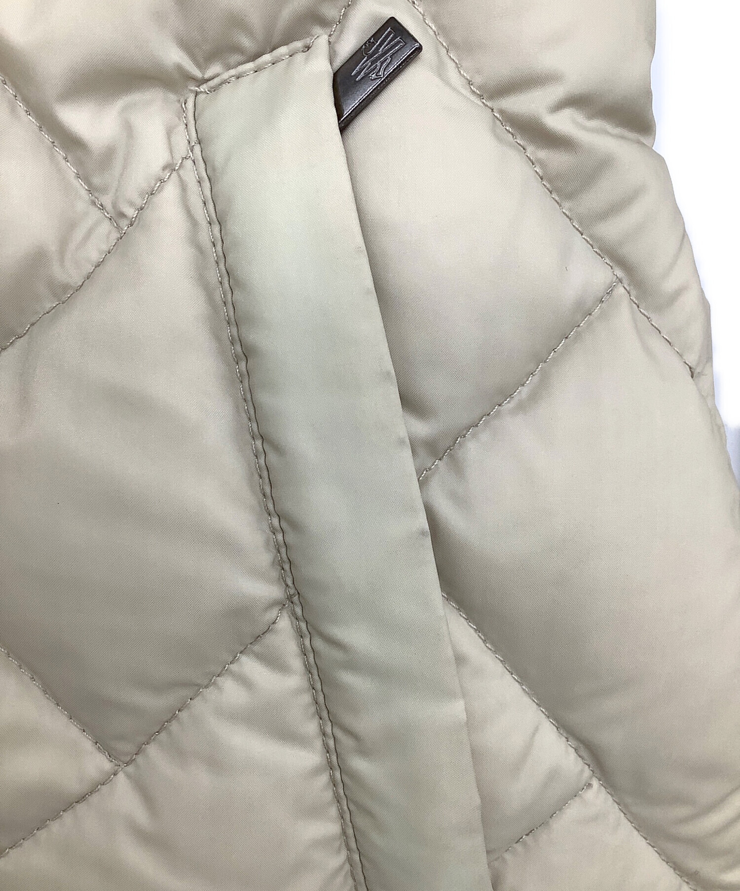 中古・古着通販】MONCLER (モンクレール) ダウンコート ベージュ 