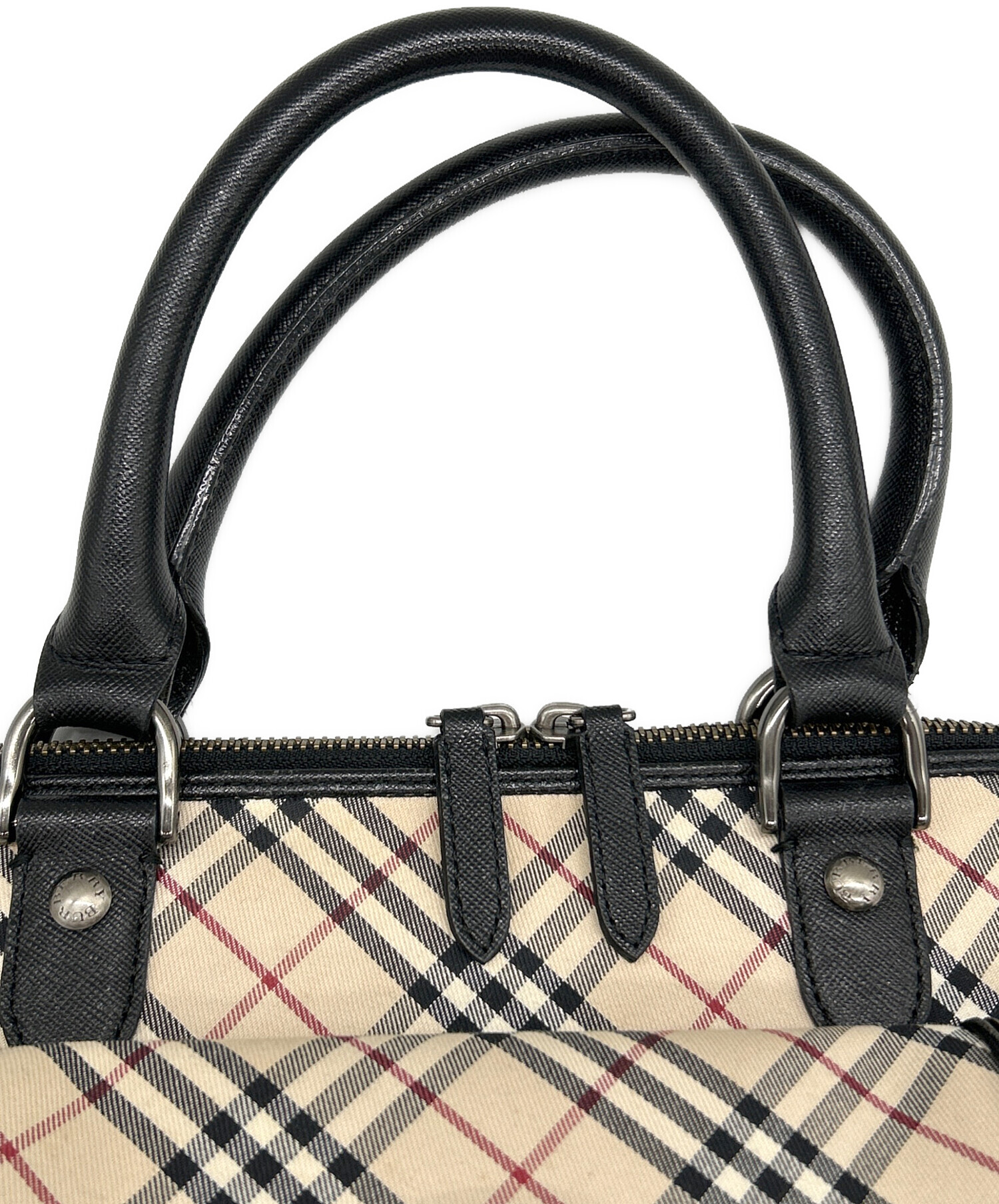 中古・古着通販】BURBERRY (バーバリー) ハンドバッグ ベージュ 