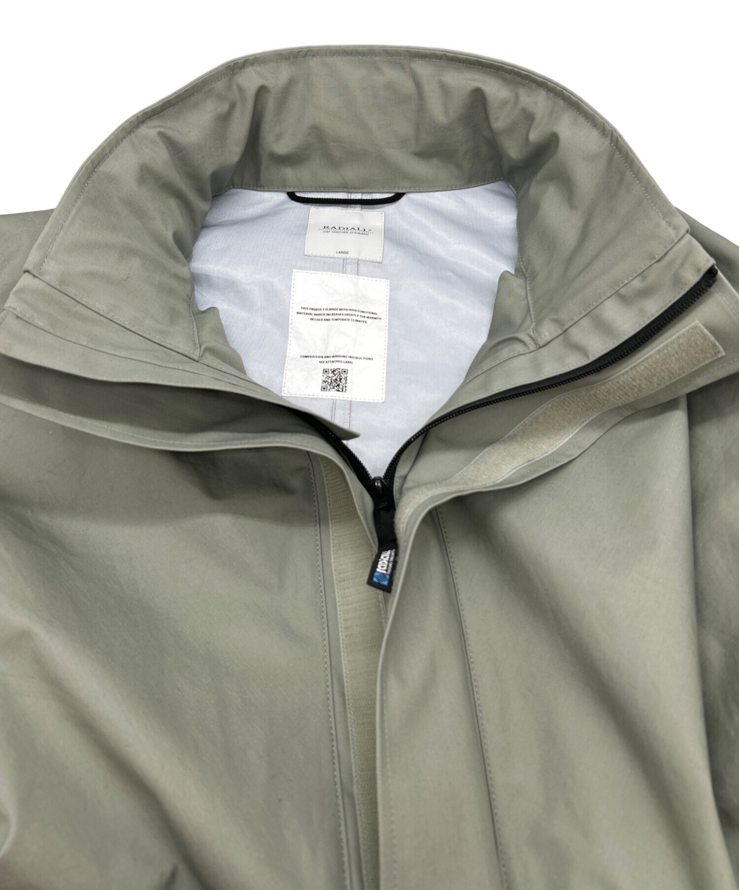最終値下げ！radiall ラディアル ミリタリー　モッズコート 中古・古着通販】RADIALL (ラディアル) STAND COLLARED HALF COAT
