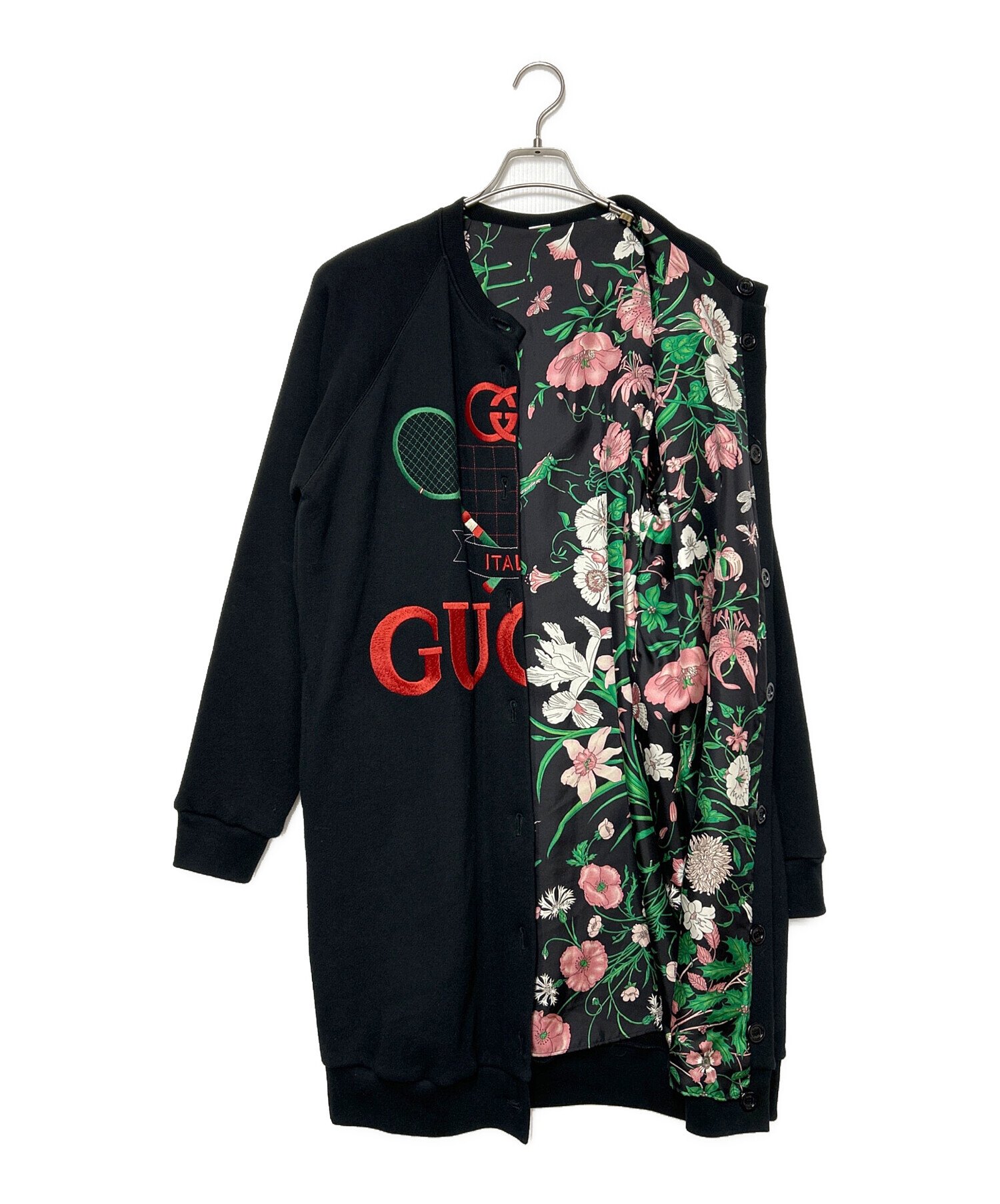中古・古着通販】GUCCI (グッチ) リバーシブルロングカーディガン