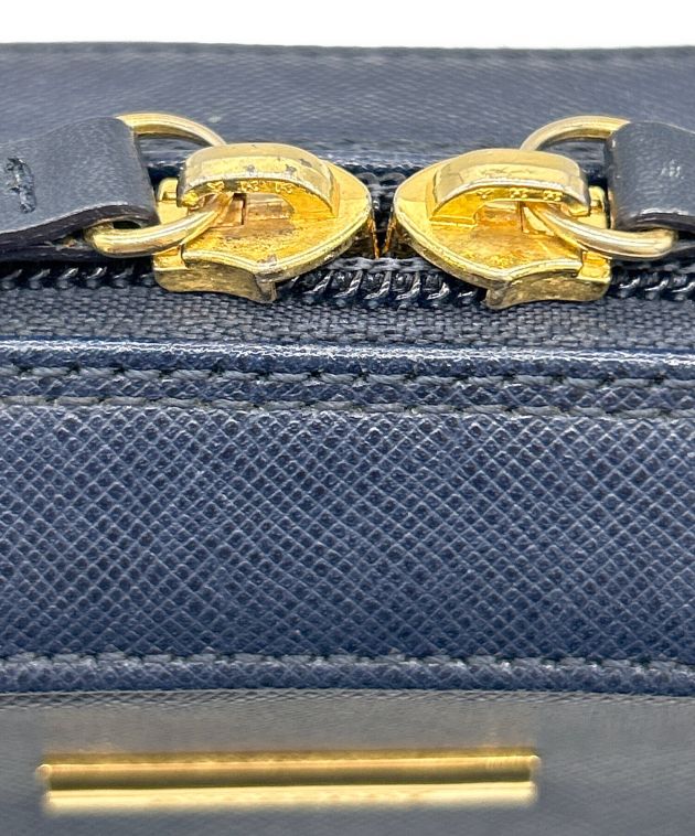 中古・古着通販】BURBERRY (バーバリー) ハンドバッグ ネイビー