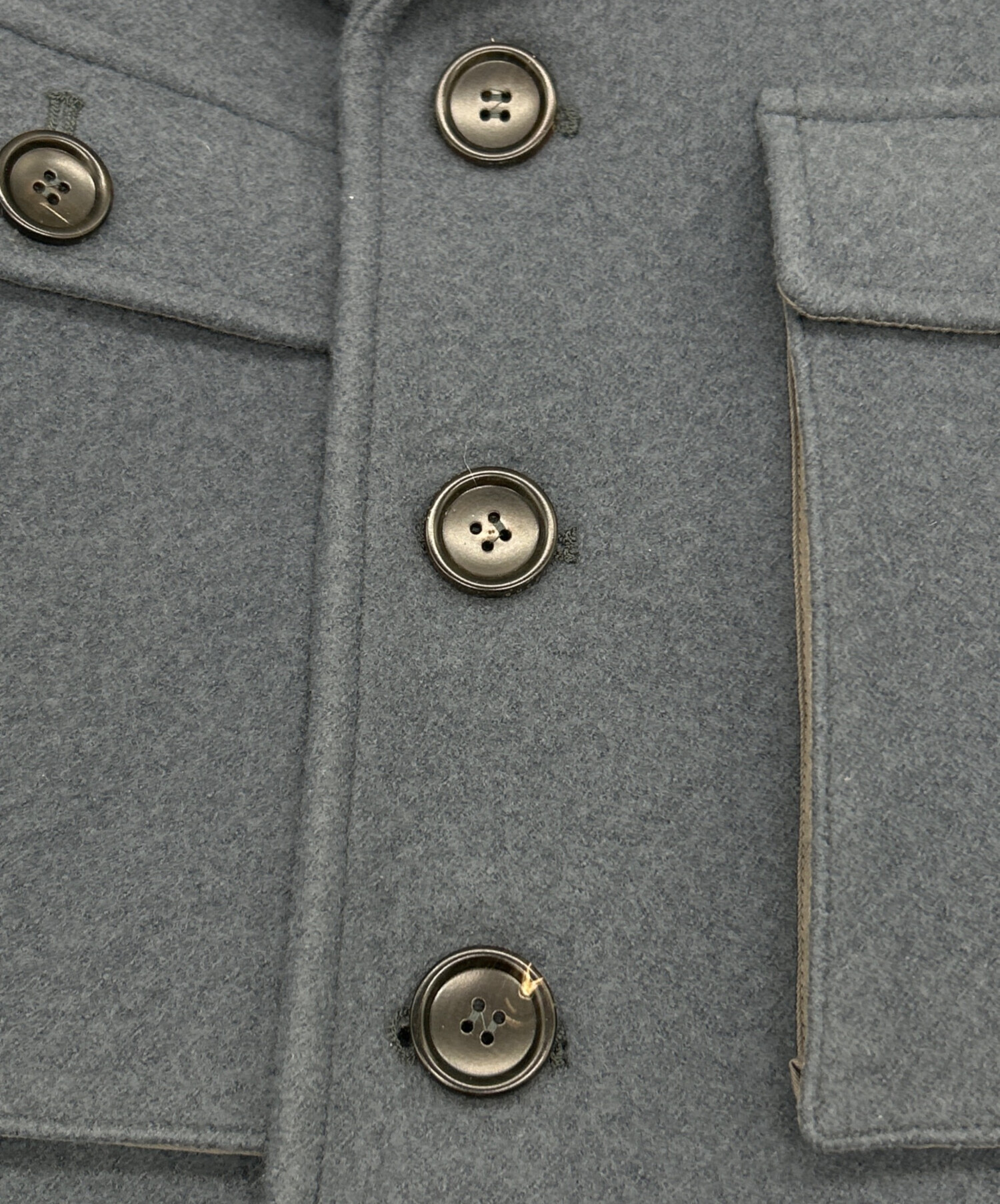 中古・古着通販】GUCCI (グッチ) ウールジャケット ネイビー サイズ