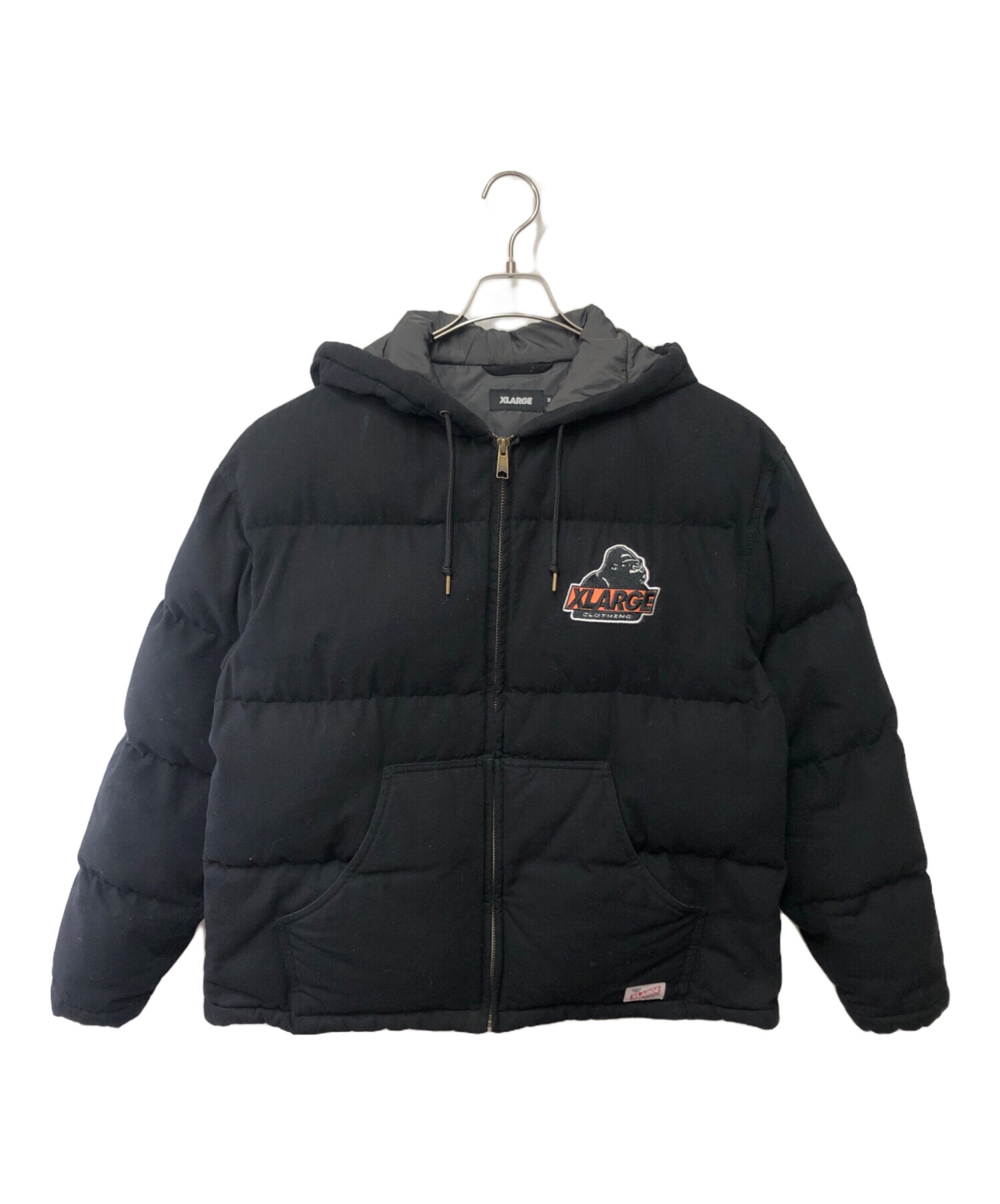 中古・古着通販】X-LARGE (エクストララージ) 中綿ジャケット ブラック