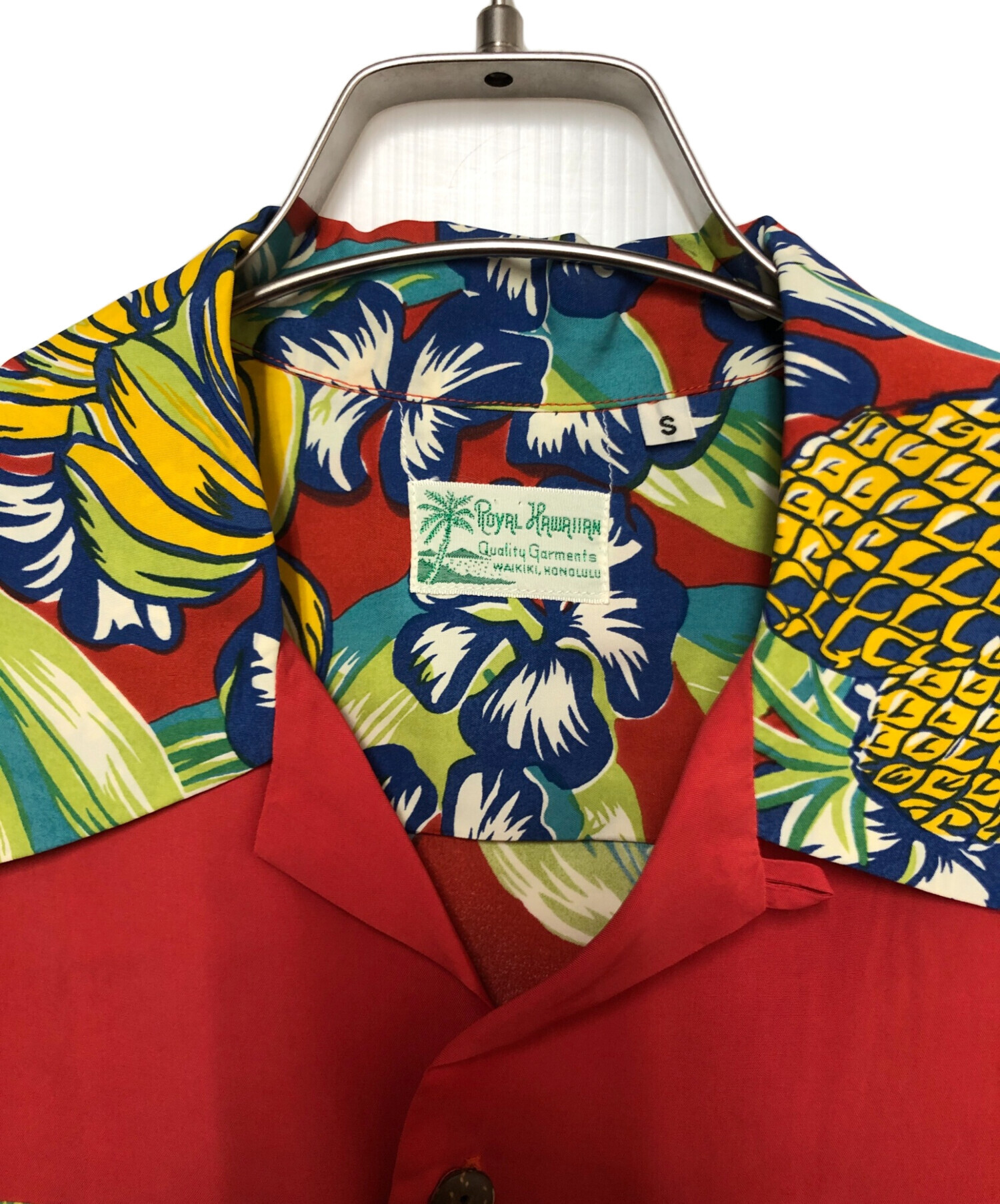 中古・古着通販】Sun Surf (サンサーフ) アロハシャツ レッド サイズ:S