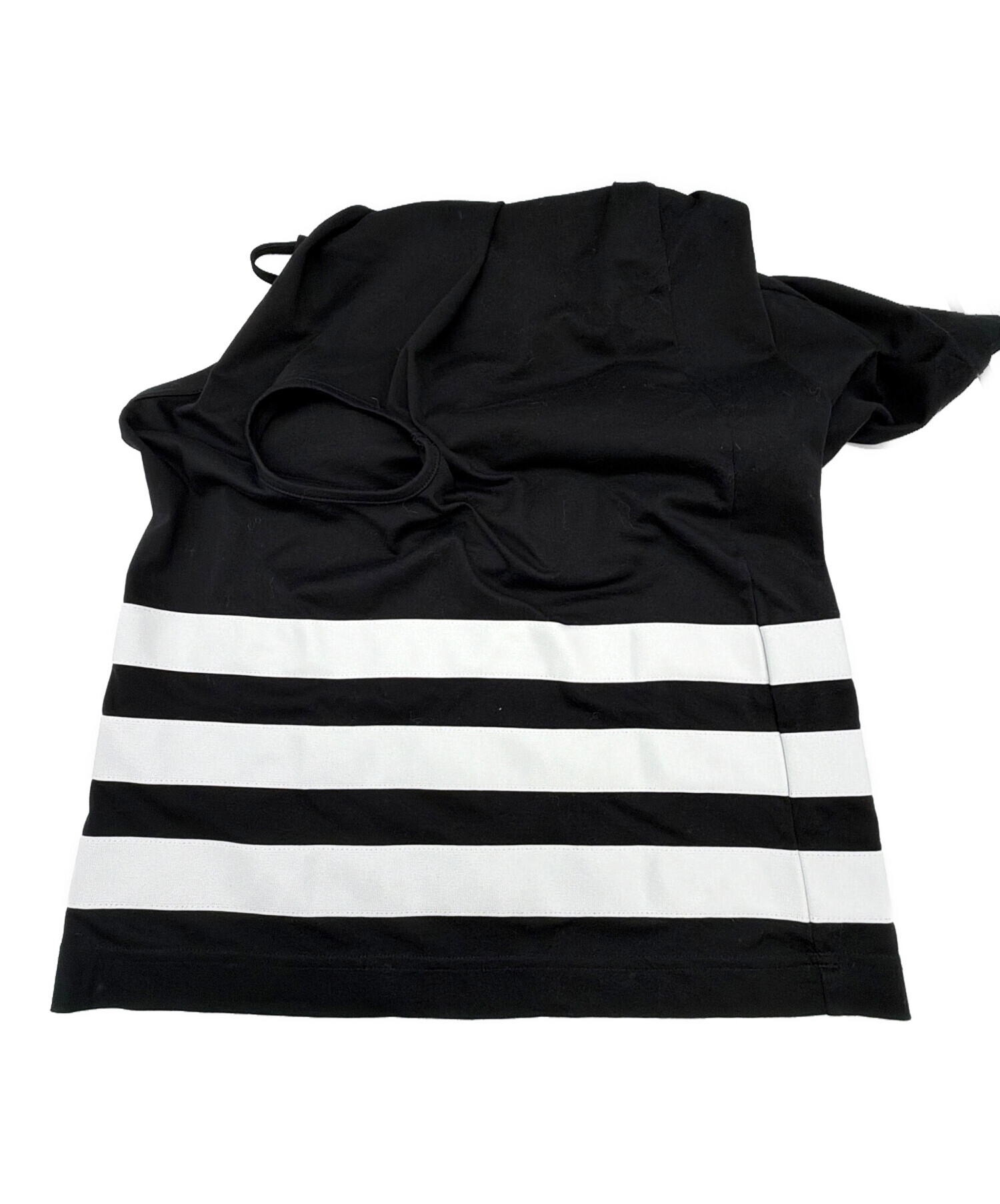 中古・古着通販】Y-3 (ワイスリー) タンクトップ ブラック×ホワイト 