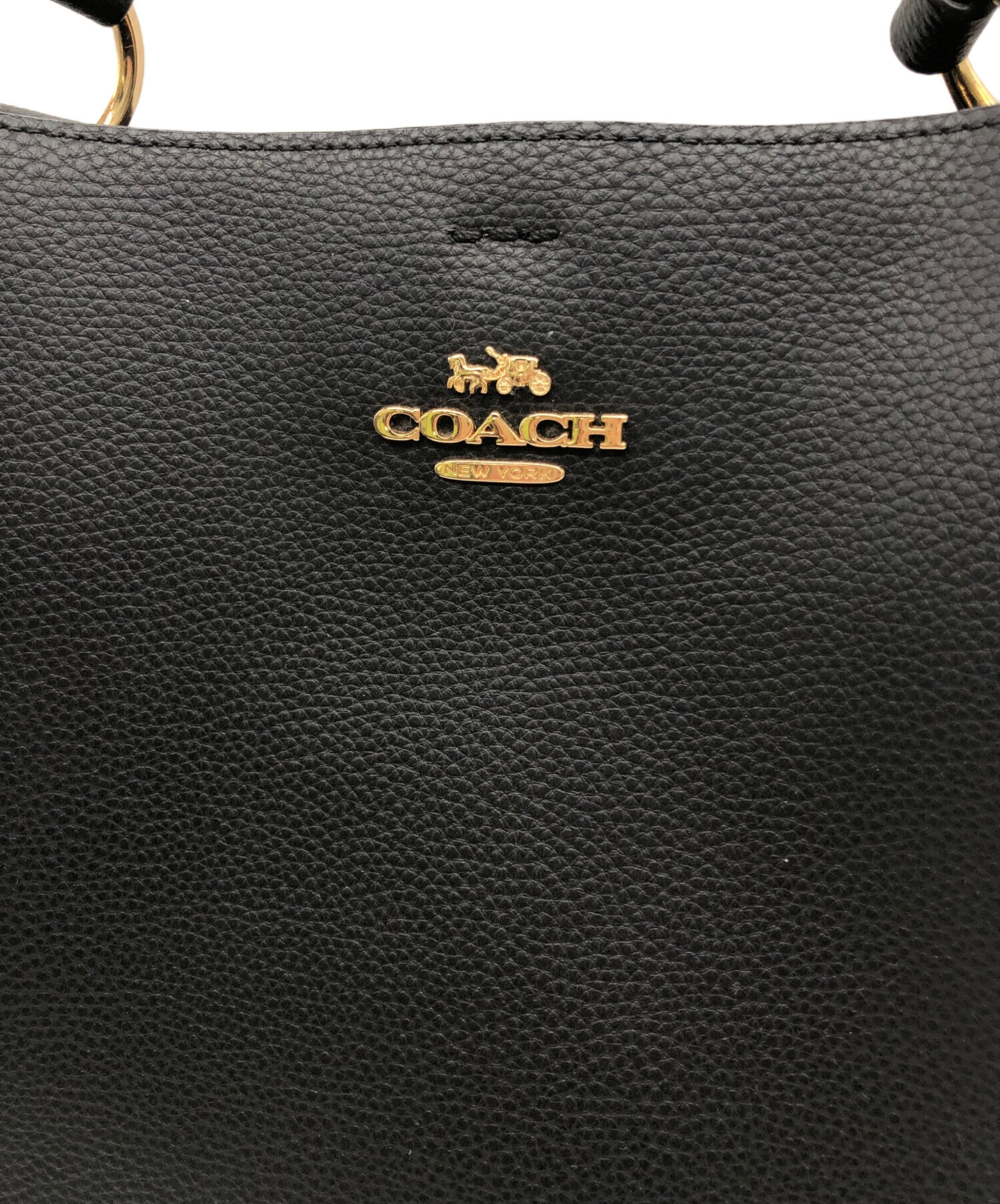 中古・古着通販】COACH (コーチ) 2WAYショルダーバッグ ブラック