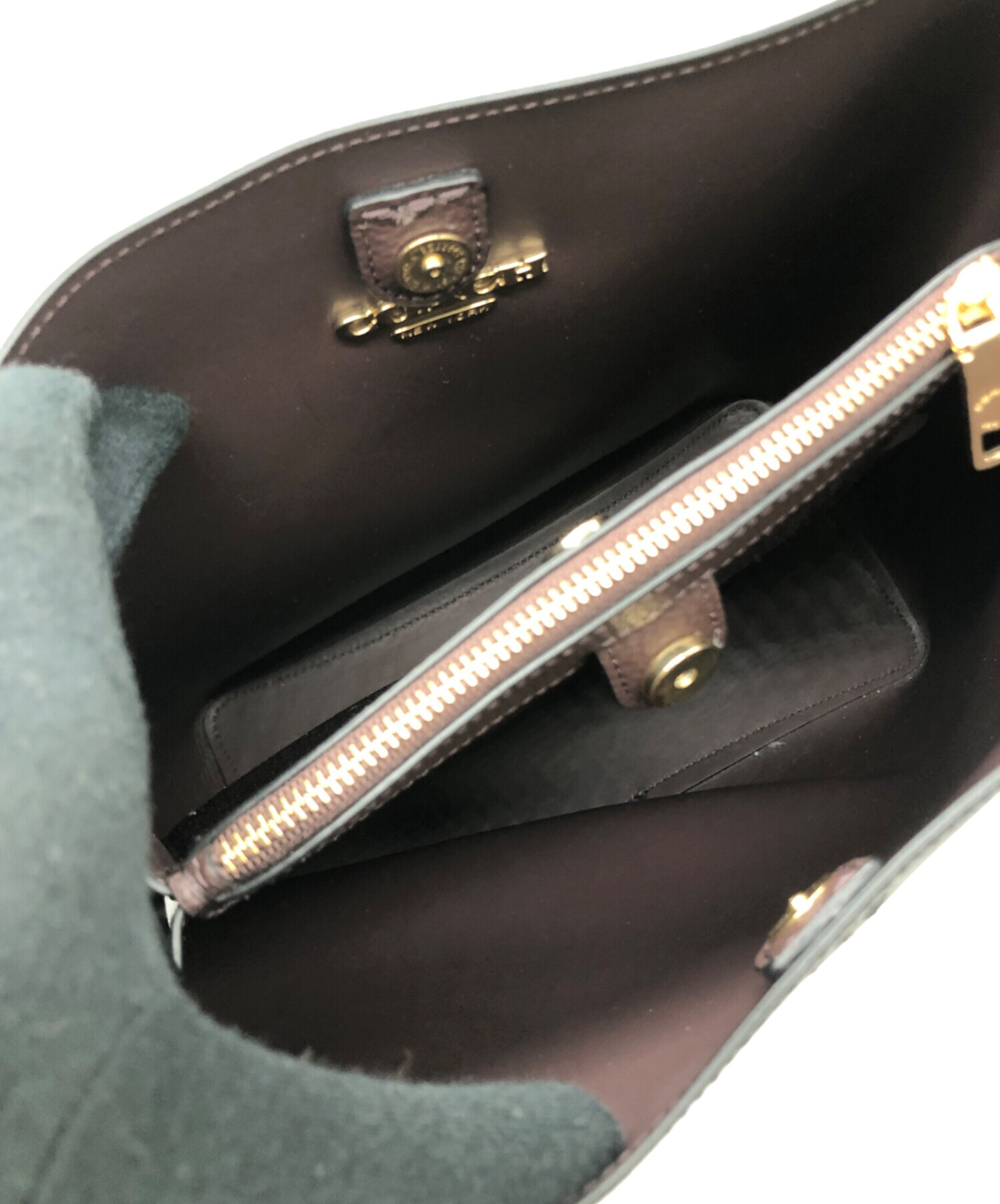 中古・古着通販】COACH (コーチ) 2WAYショルダーバッグ ブラック