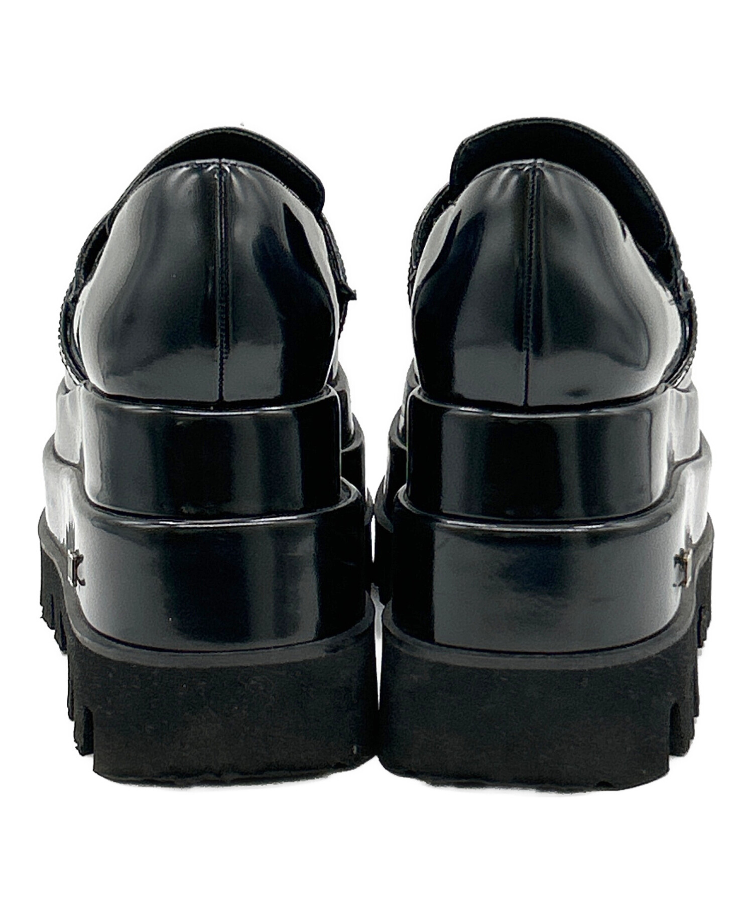 中古・古着通販】darich (ダーリッチ) 厚底ローファー ブラック サイズ