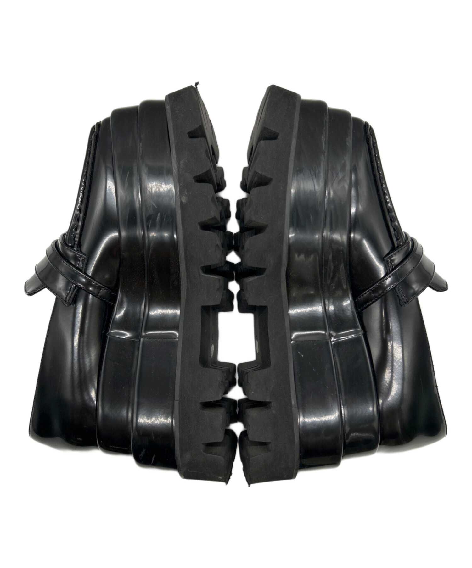 中古・古着通販】darich (ダーリッチ) 厚底ローファー ブラック サイズ