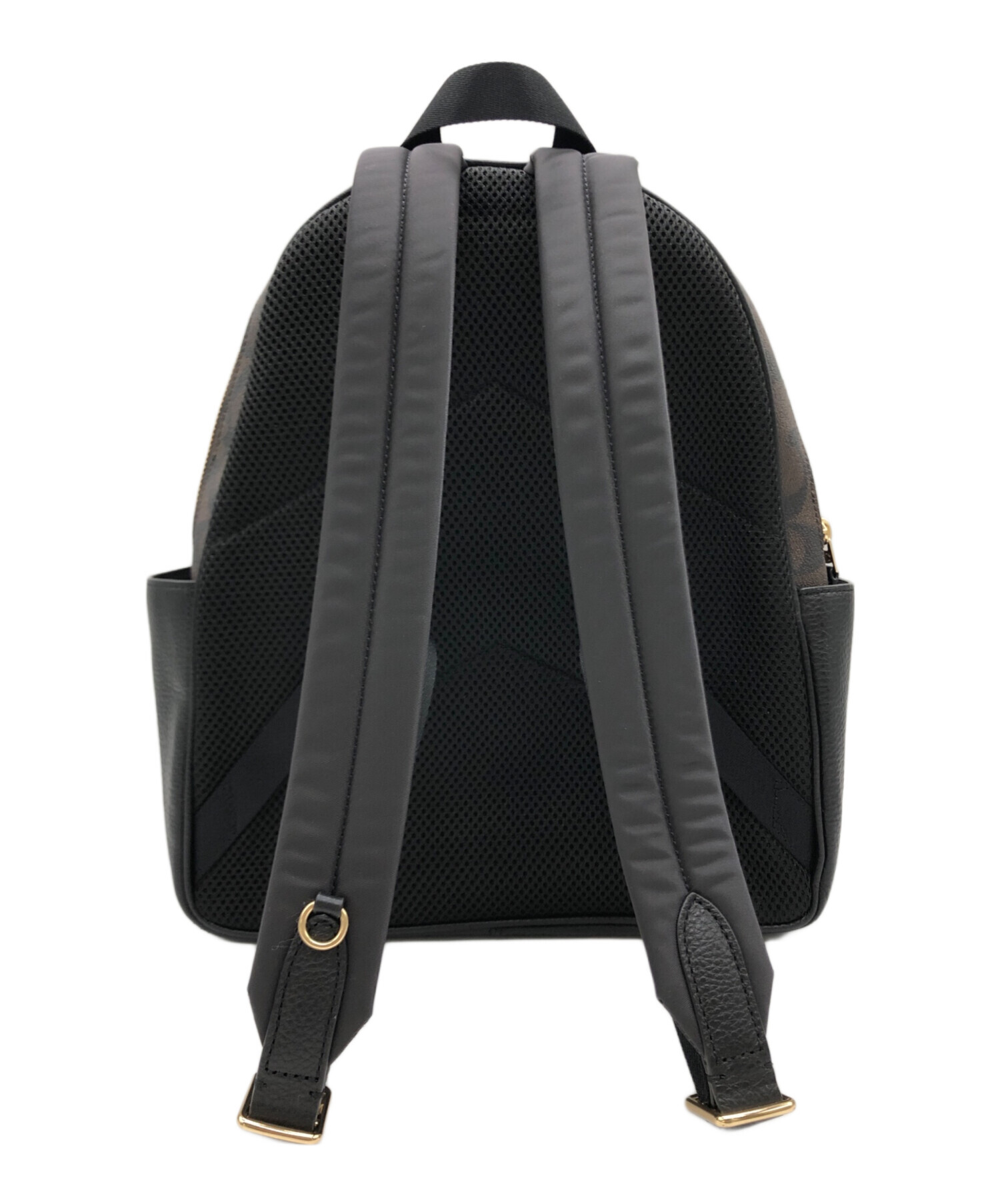 中古・古着通販】COACH (コーチ) リュック ブラウン×ブラック 