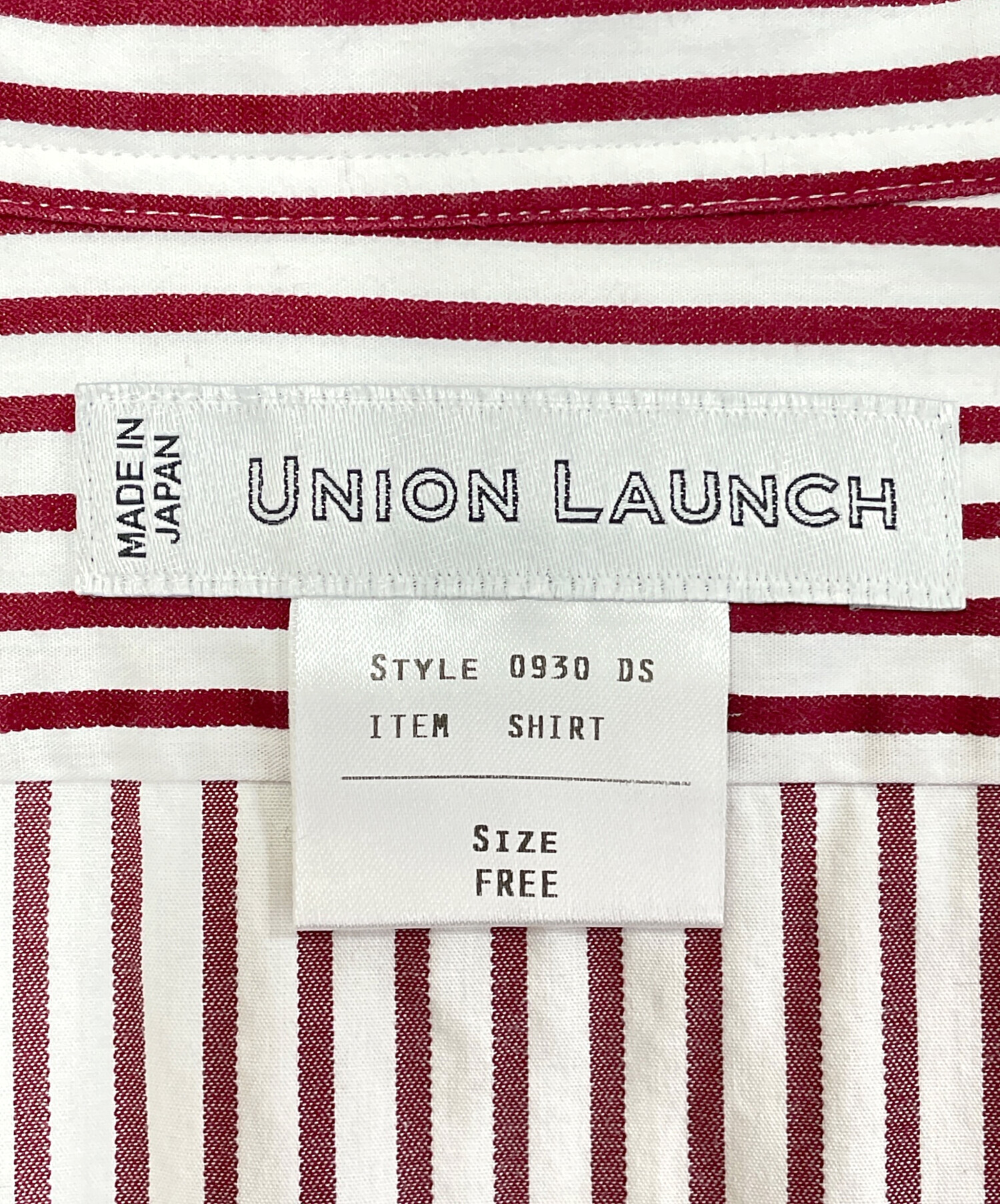 UNION LAUNCH ユニオンランチ カジュアルシャツ M 白 【古着】【中古】【送料無料】 UNION LAUNCH（ユニオンランチ）の古着・中古通販 | 【公式】RAGTAG