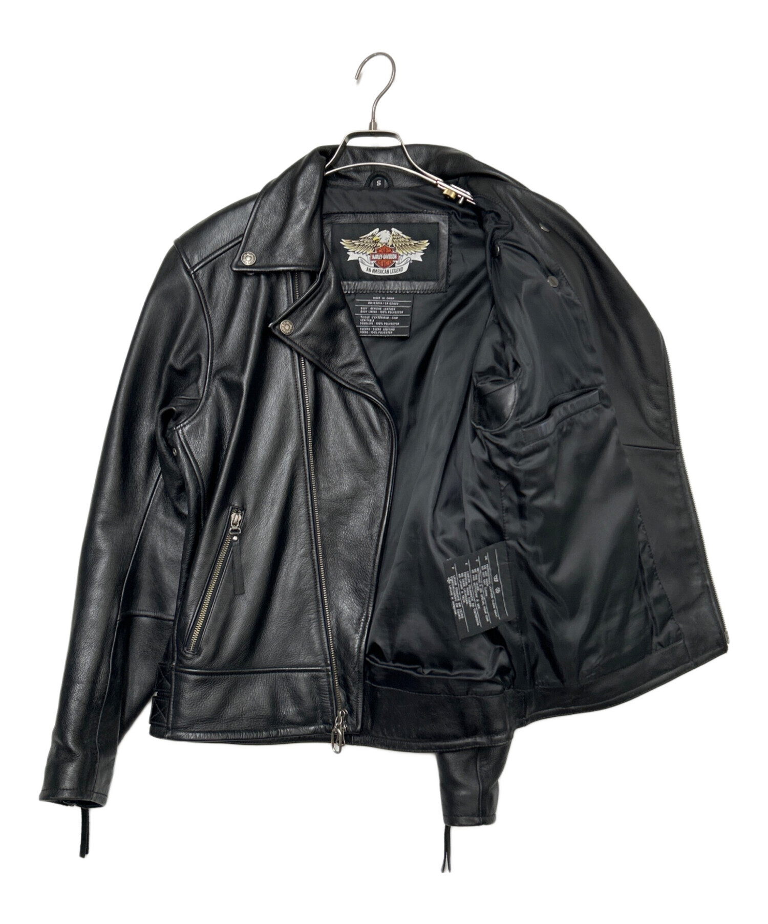 【希少XXL】Harley-Davidson ダブルライダースジャケット 中古・古着通販】HARLEY-DAVIDSON (ハーレーダビッドソン