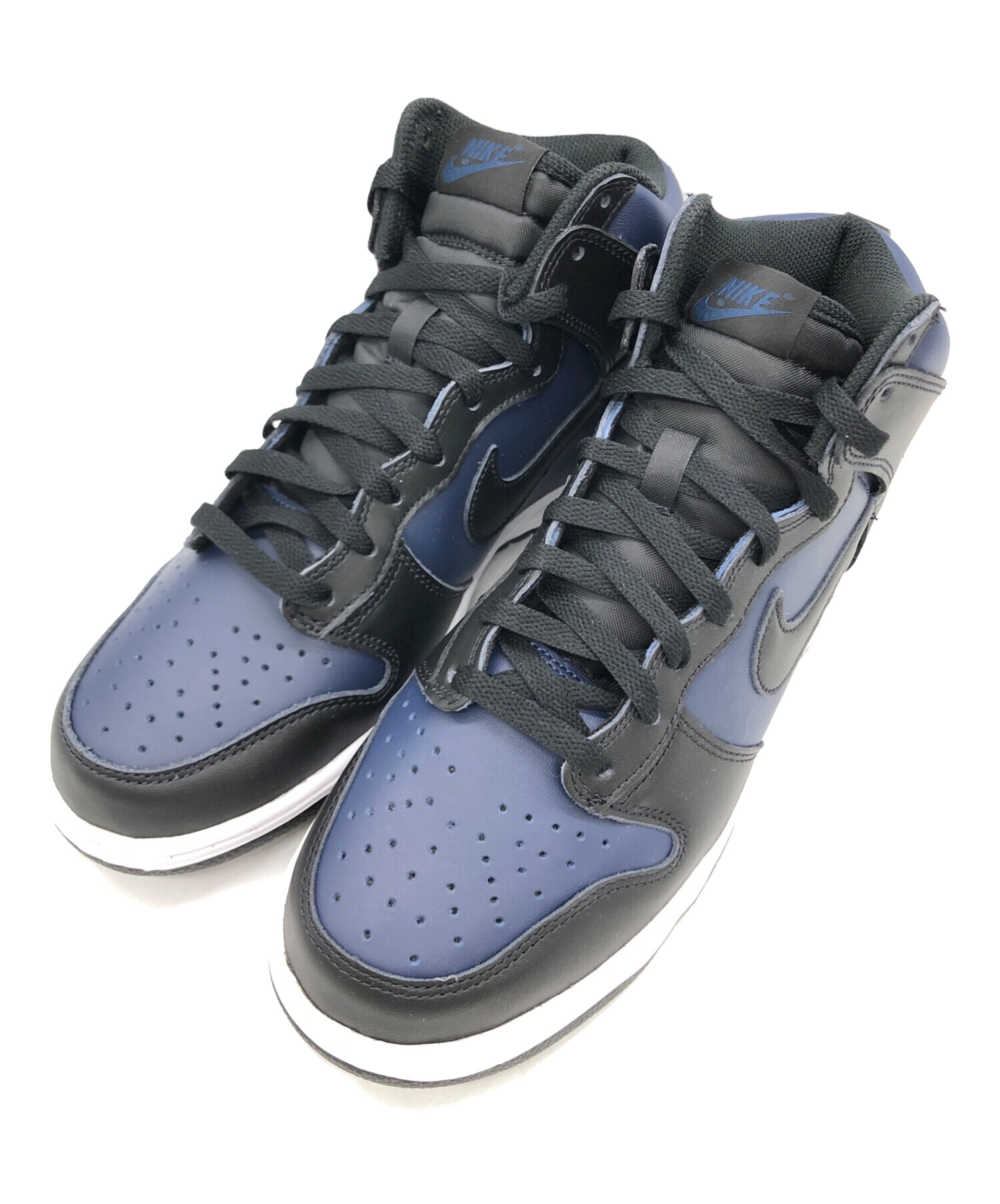 中古・古着通販】NIKE (ナイキ) ハイカットスニーカー ネイビー 