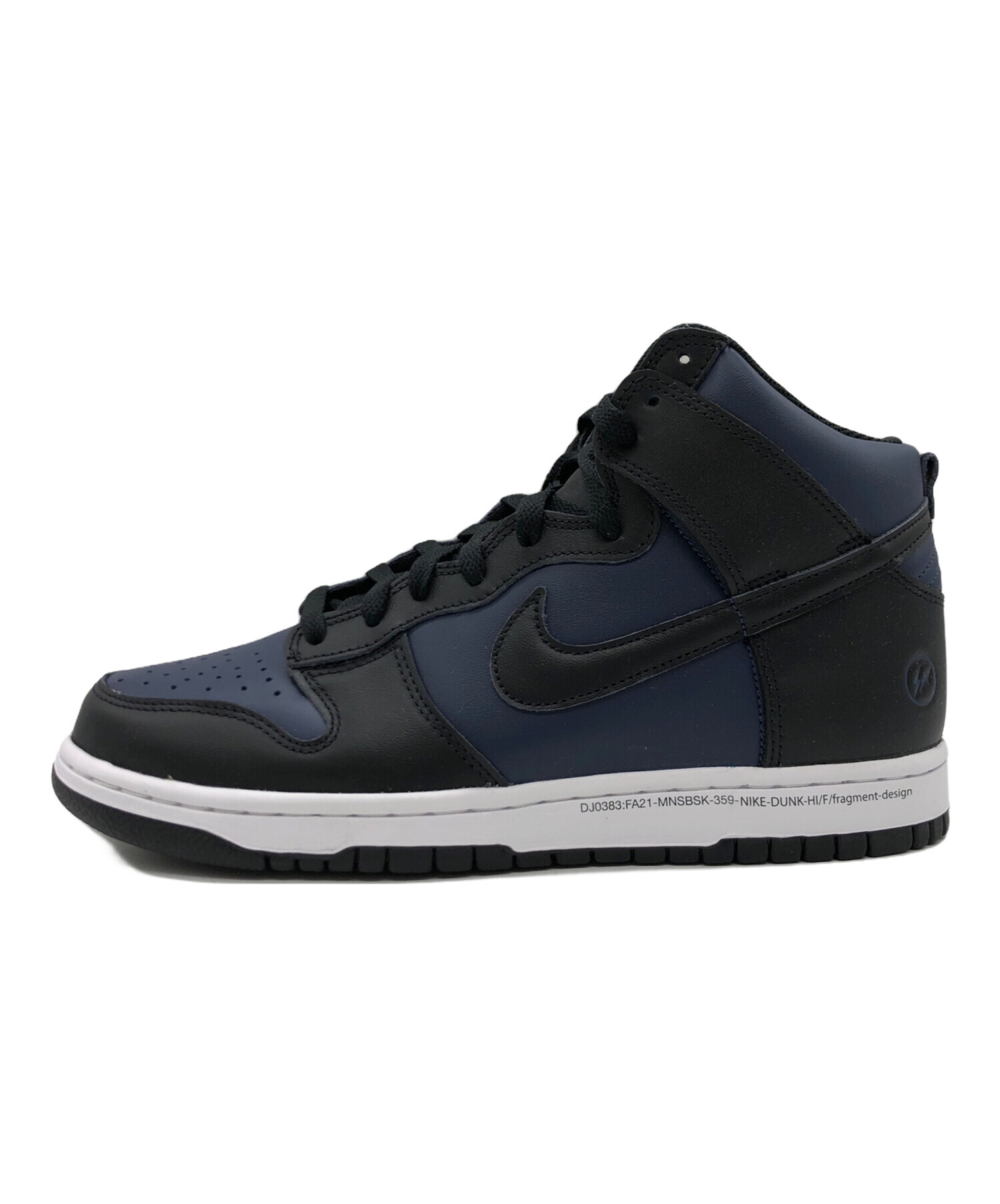 中古・古着通販】NIKE (ナイキ) ハイカットスニーカー ネイビー 