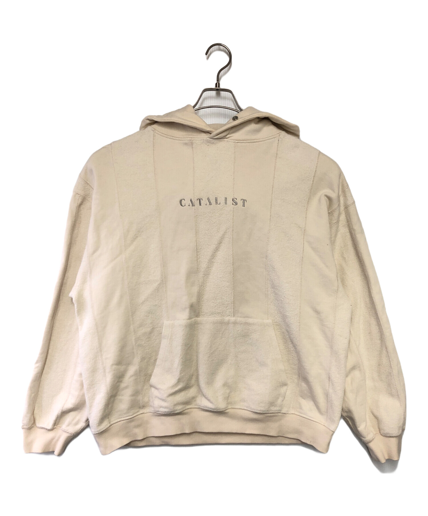中古・古着通販】CVTVLIST (カタリスト) パーカー アイボリー サイズ 