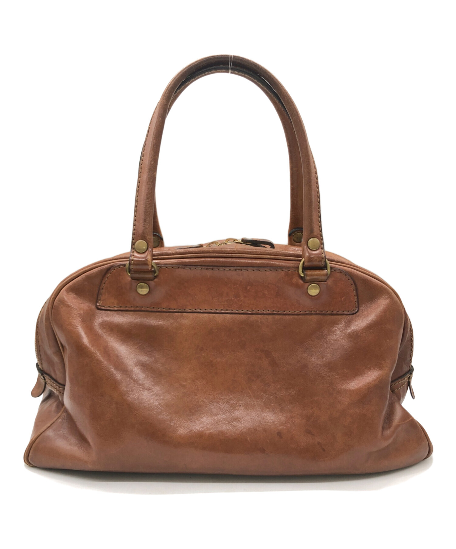 HERZ レザー ボストンバッグ ブラウン 【公式通販】