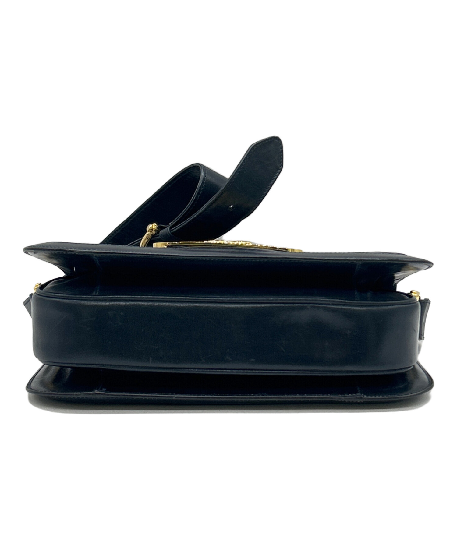 中古・古着通販】CELINE (セリーヌ) ショルダーバッグ ネイビー